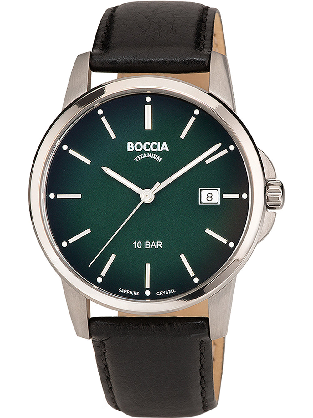 Boccia 3633-02 men's watch titanium 40mm 10ATM