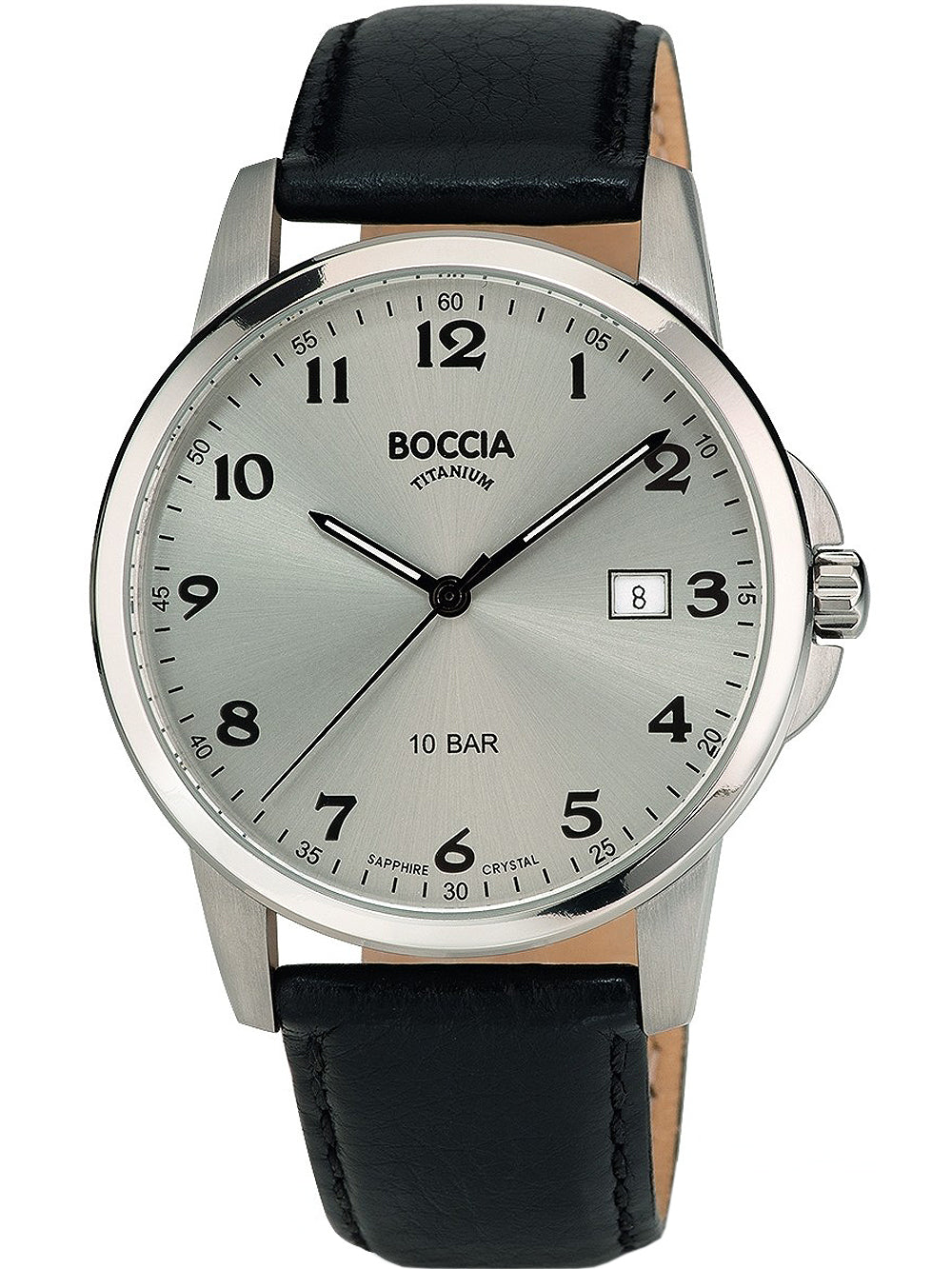 Boccia 3633-03 men's watch titanium 40mm 10ATM