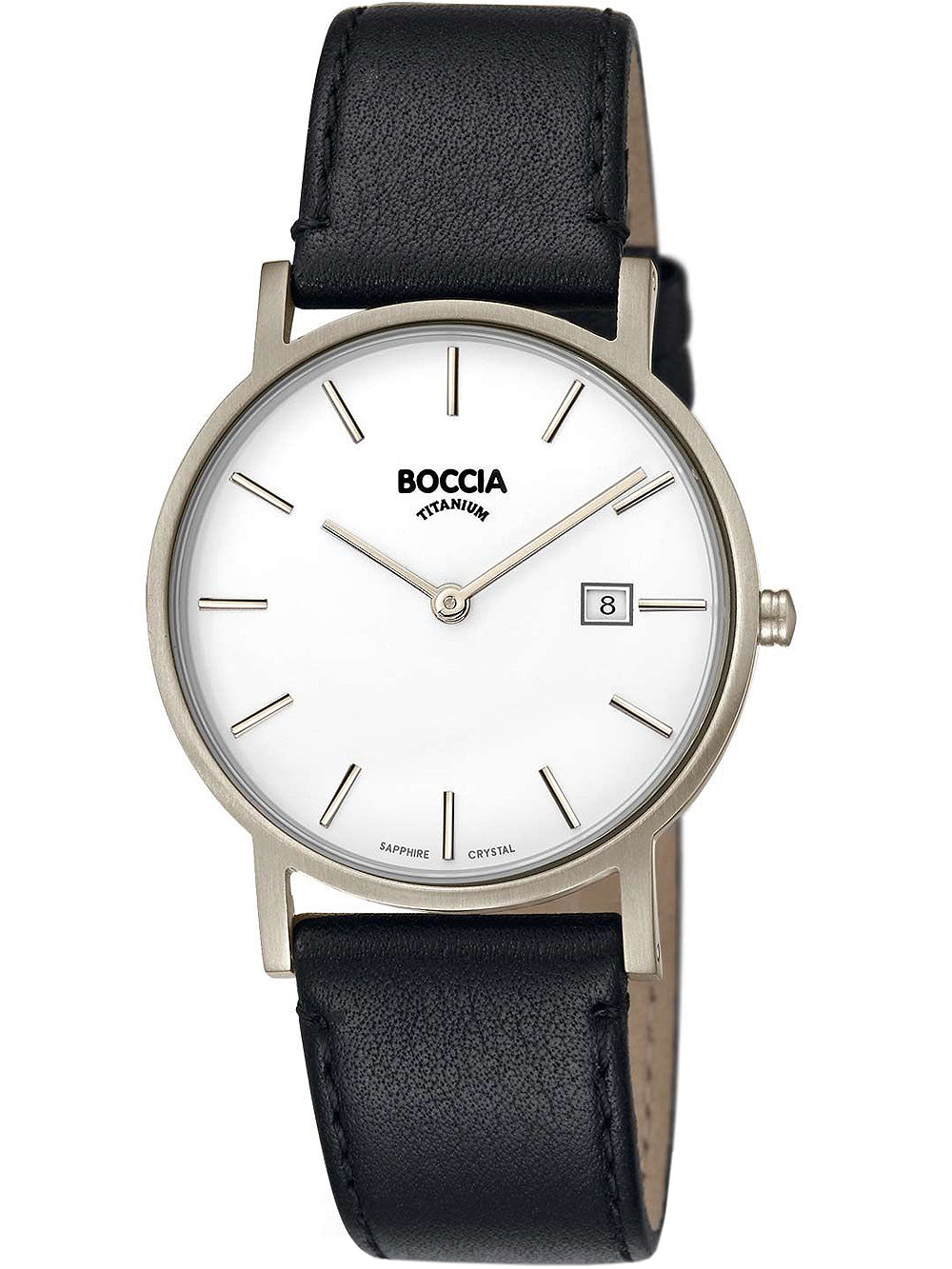 Boccia 3637-02 men's watch Titanium 37mm 5ATM