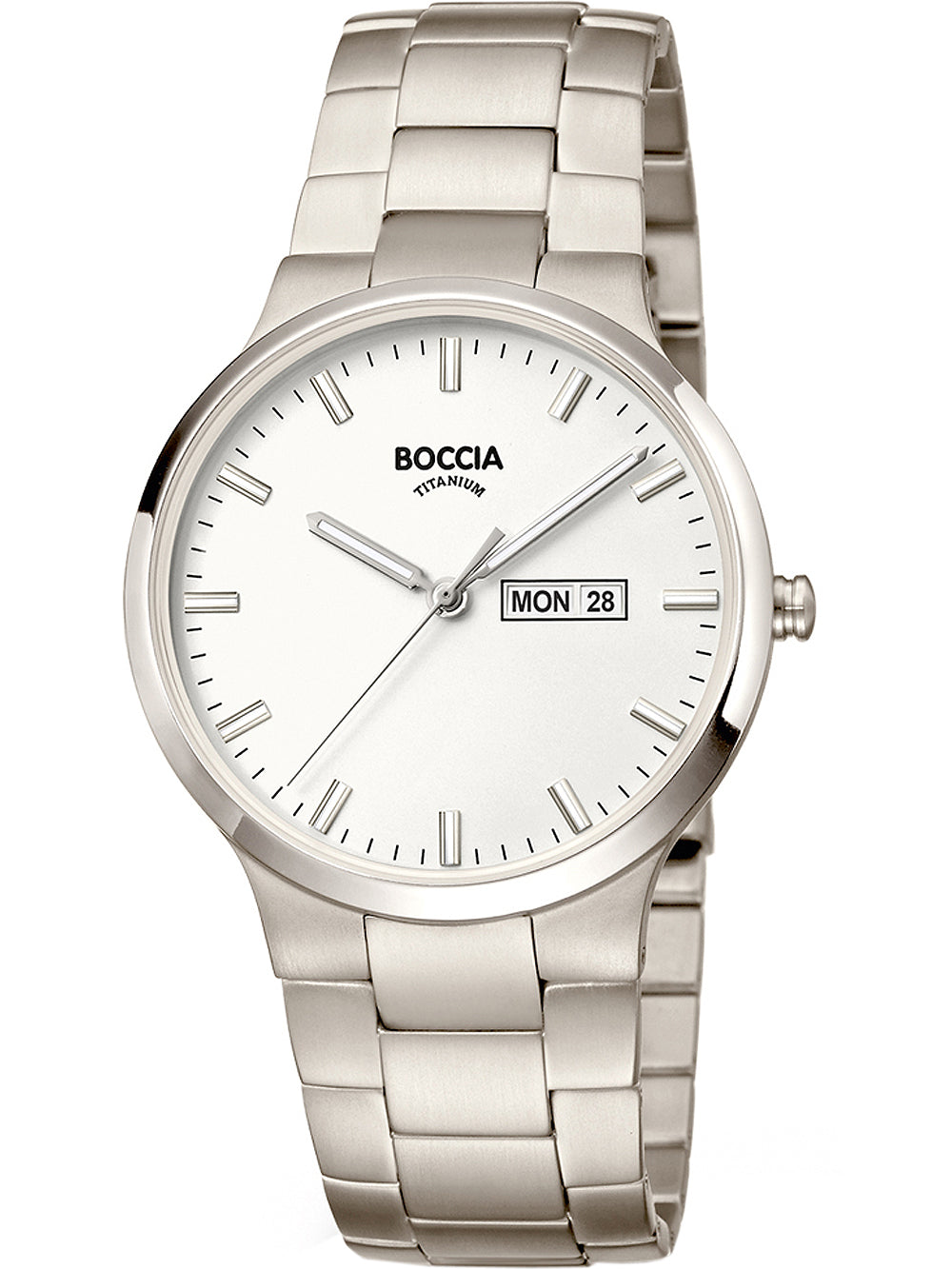 Boccia 3649-01 men's watch titanium 39mm 5ATM
