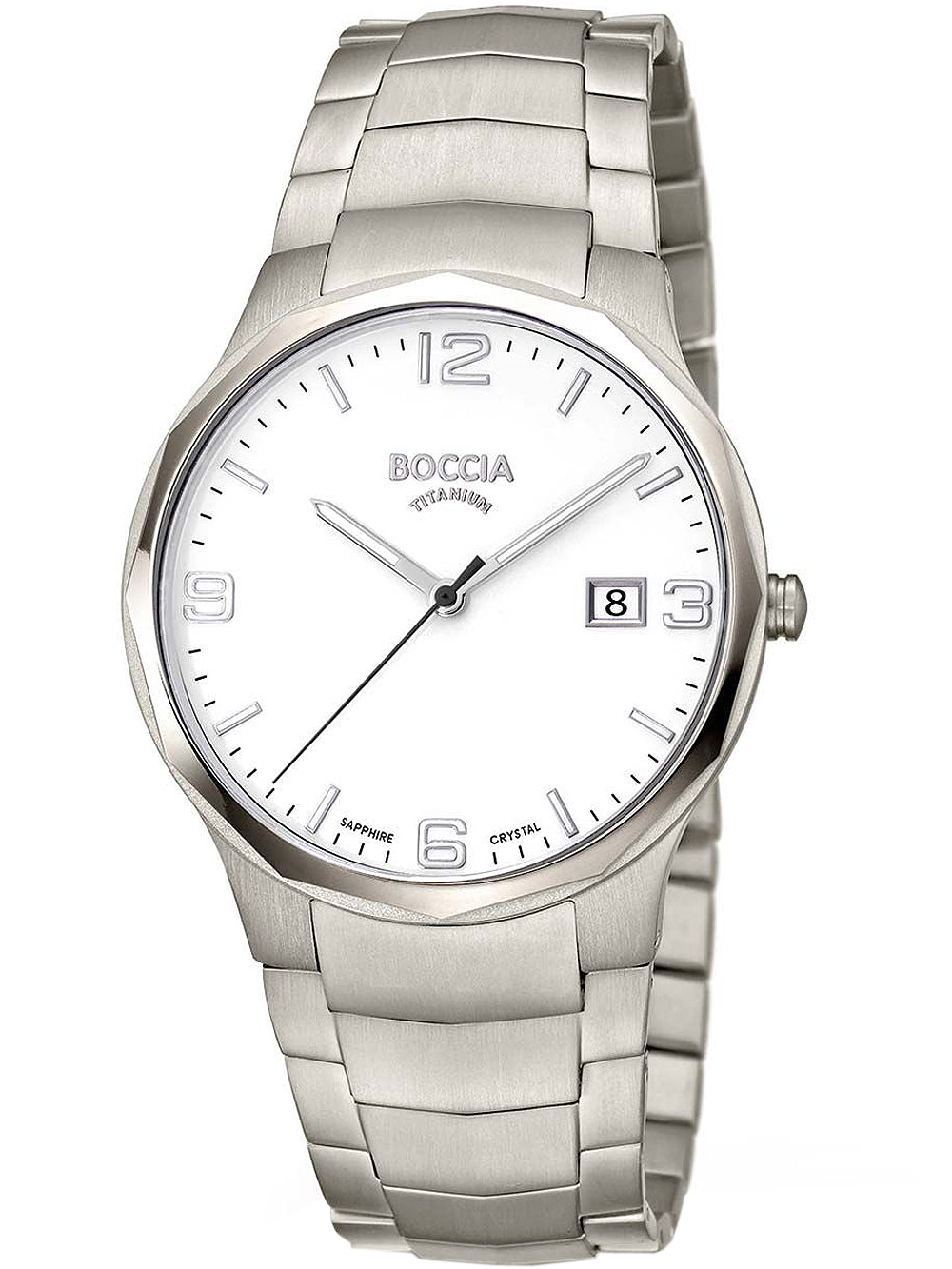 Boccia 3656-01 men's watch Titanium 39mm 5ATM