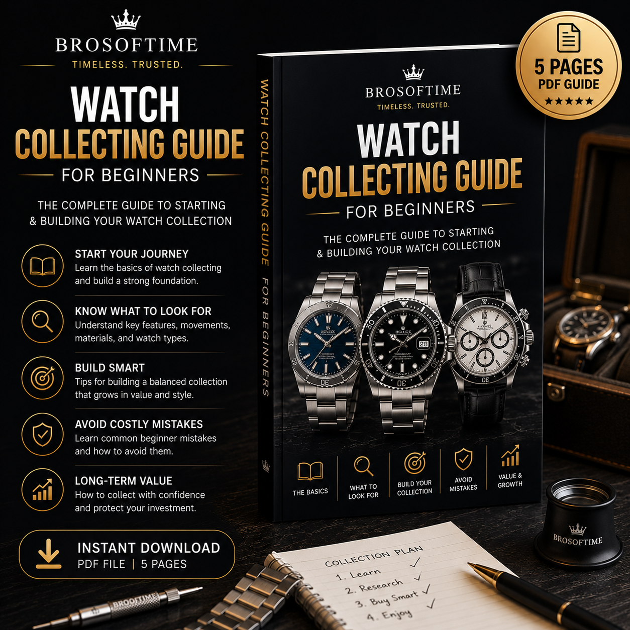 Watch Collecting Guide For Beginners PDF  Beginner’s Guide to Building a Luxury Watch Collection