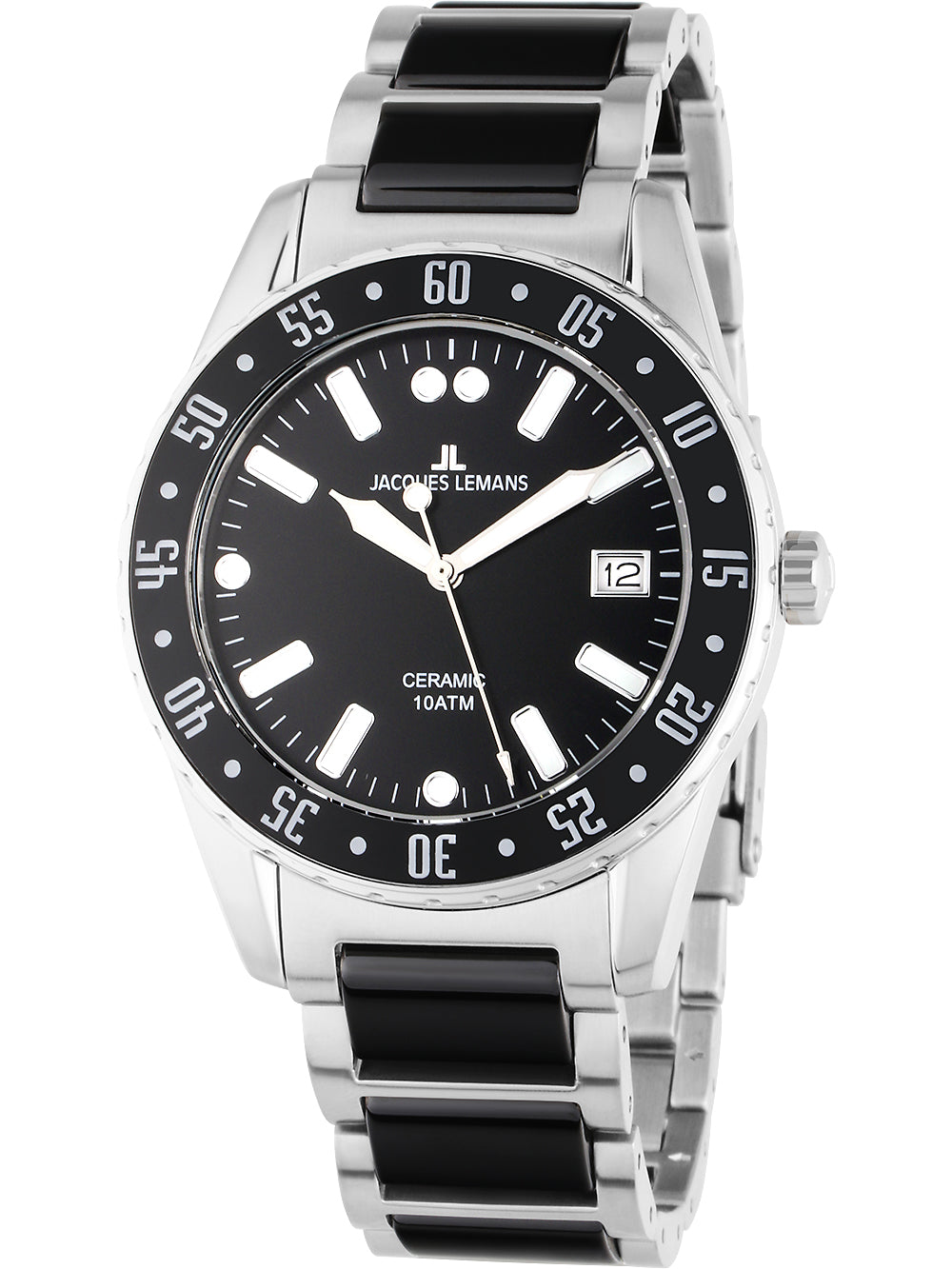 Jacques Lemans 42-10A Liverpool Ceramic men's watch 42mm 10ATM