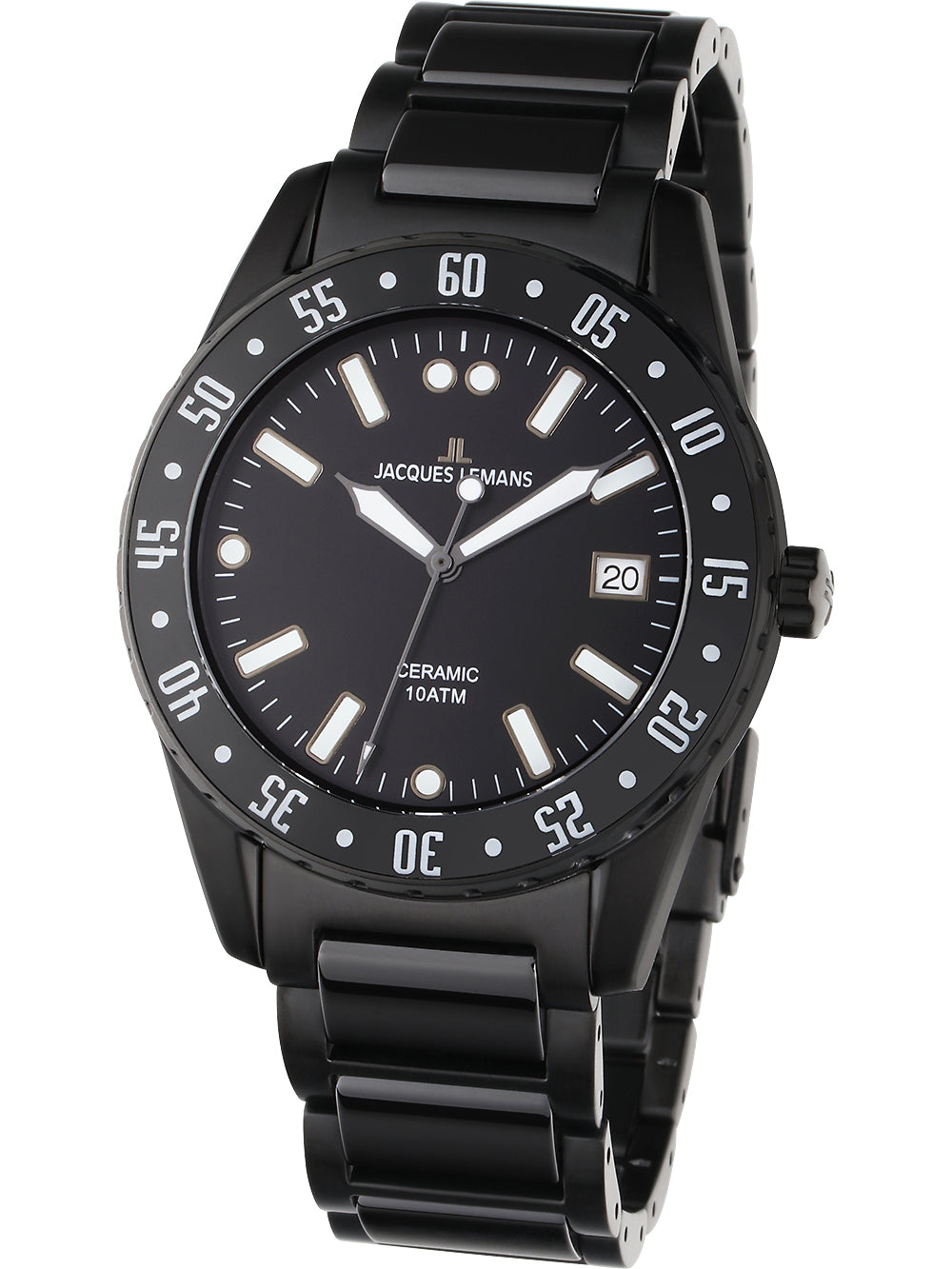 Jacques Lemans 42-10D Liverpool Ceramic men's watch 42mm 10ATM