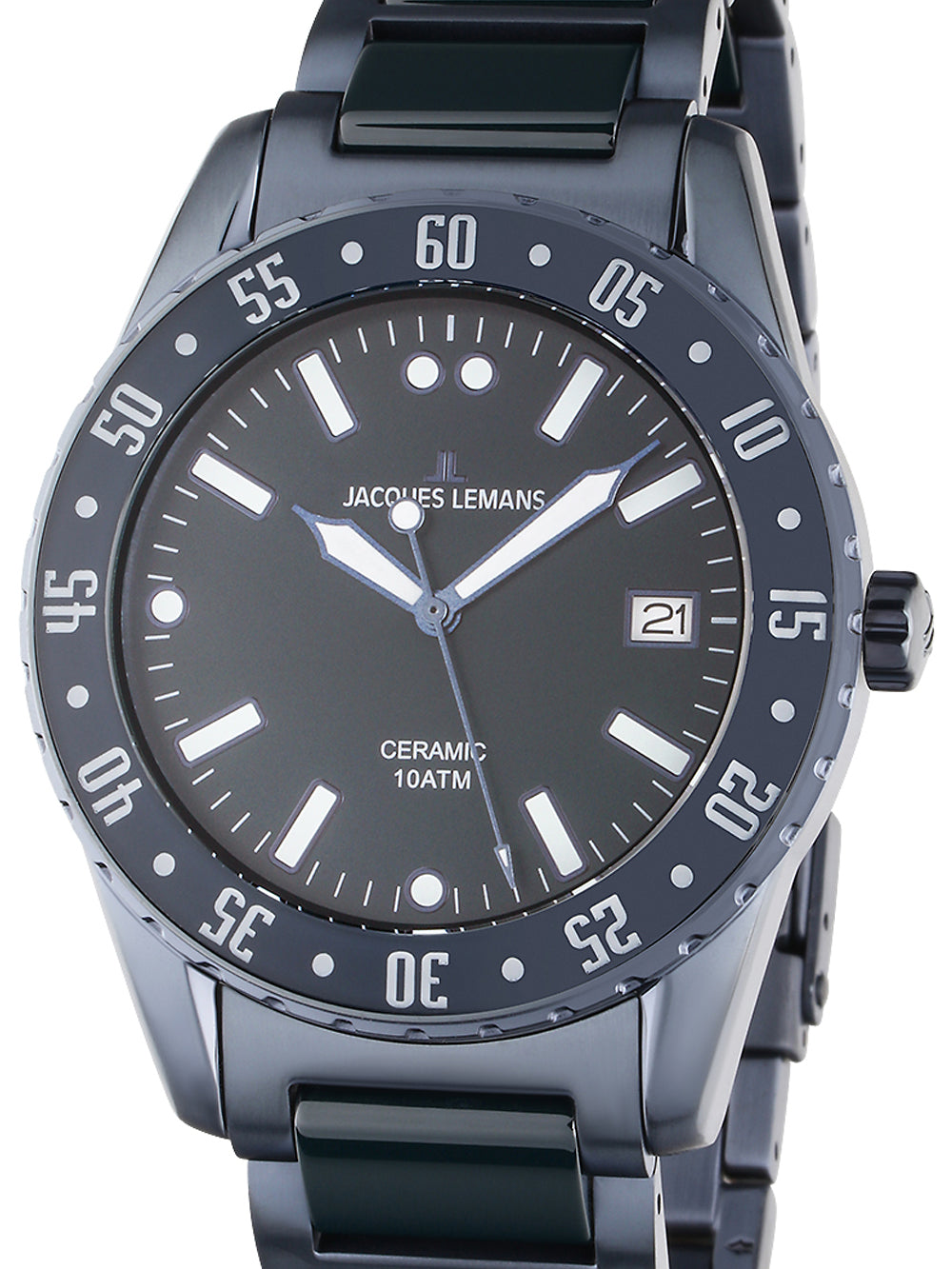Jacques Lemans 42-10E Liverpool Ceramic men's watch 42mm 10ATM