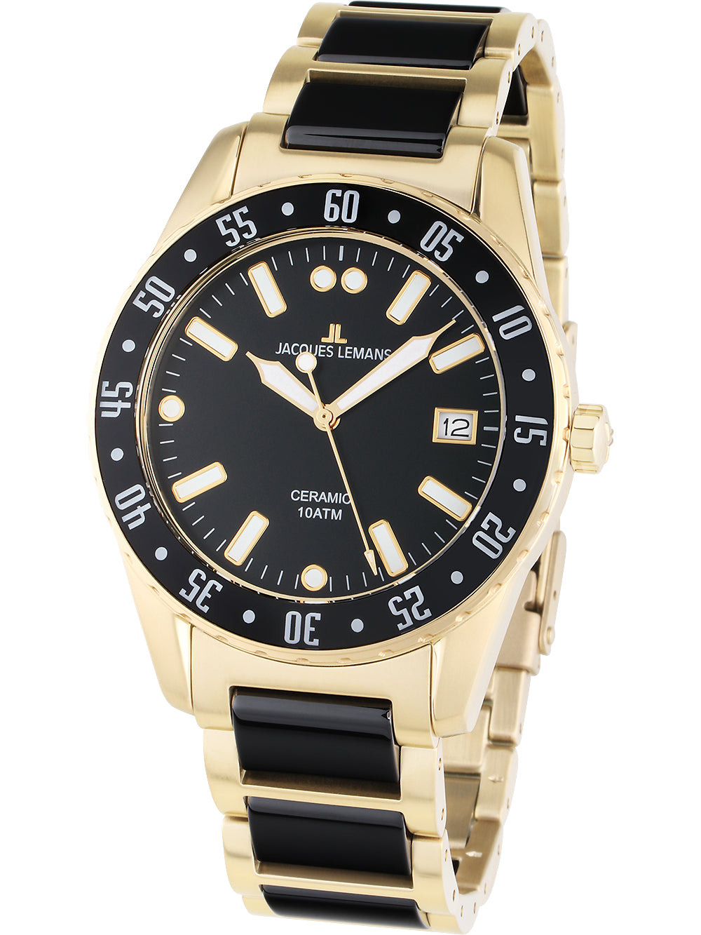 Jacques Lemans 42-10G Liverpool Ceramic men's watch 42mm 10ATM
