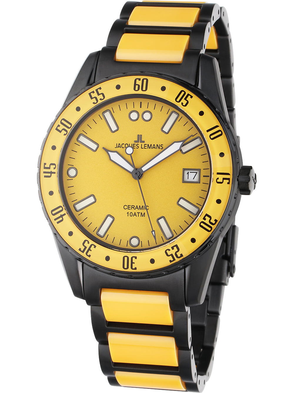 Jacques Lemans 42-10I Liverpool Ceramic men's watch 42mm 10ATM