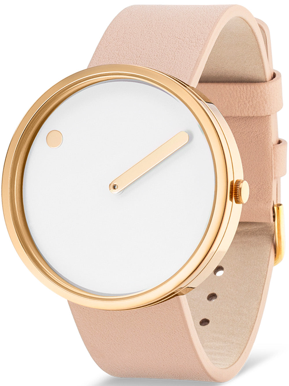 PICTO 43321-6320G women's watch White and Gold 40mm 5ATM