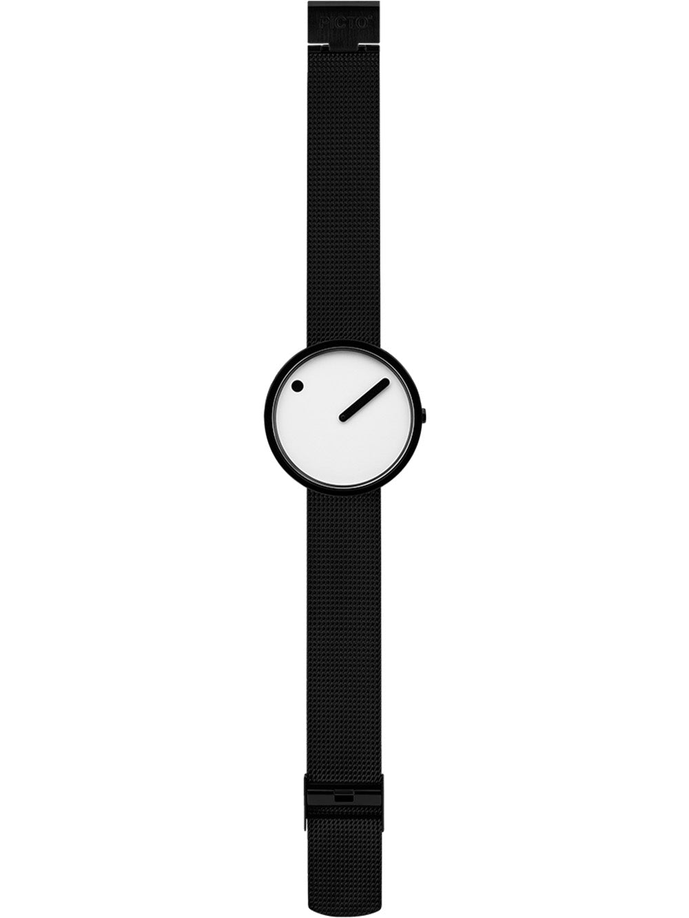 PICTO 43379-1020 Unisex watch Black and White 40mm 5ATM