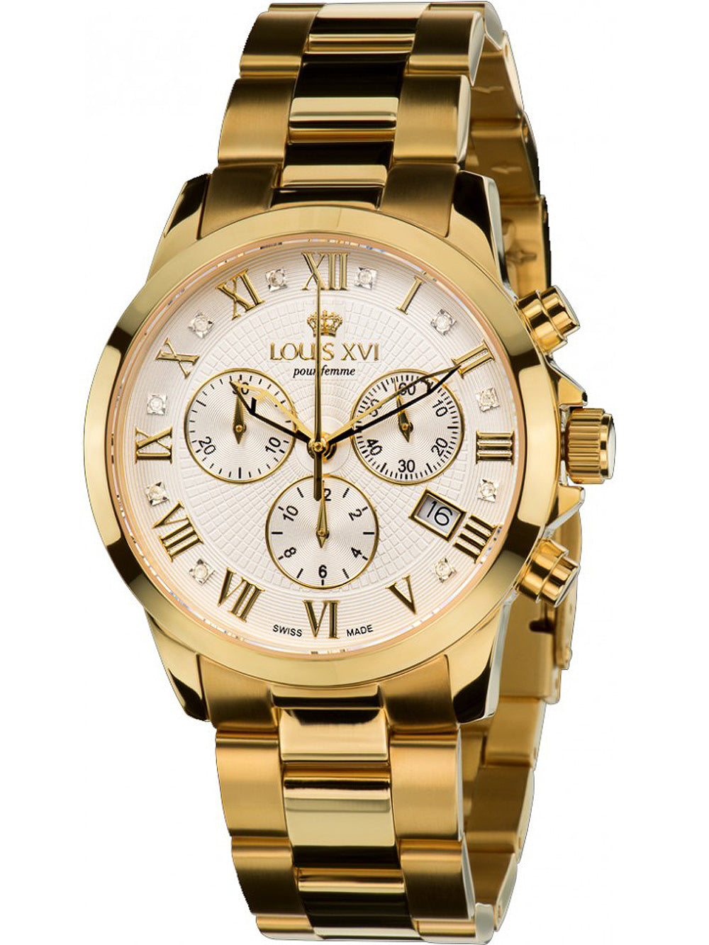 Louis XVI LXVI515 Athos women's watch Chronograph women's watch 38mm 5ATM