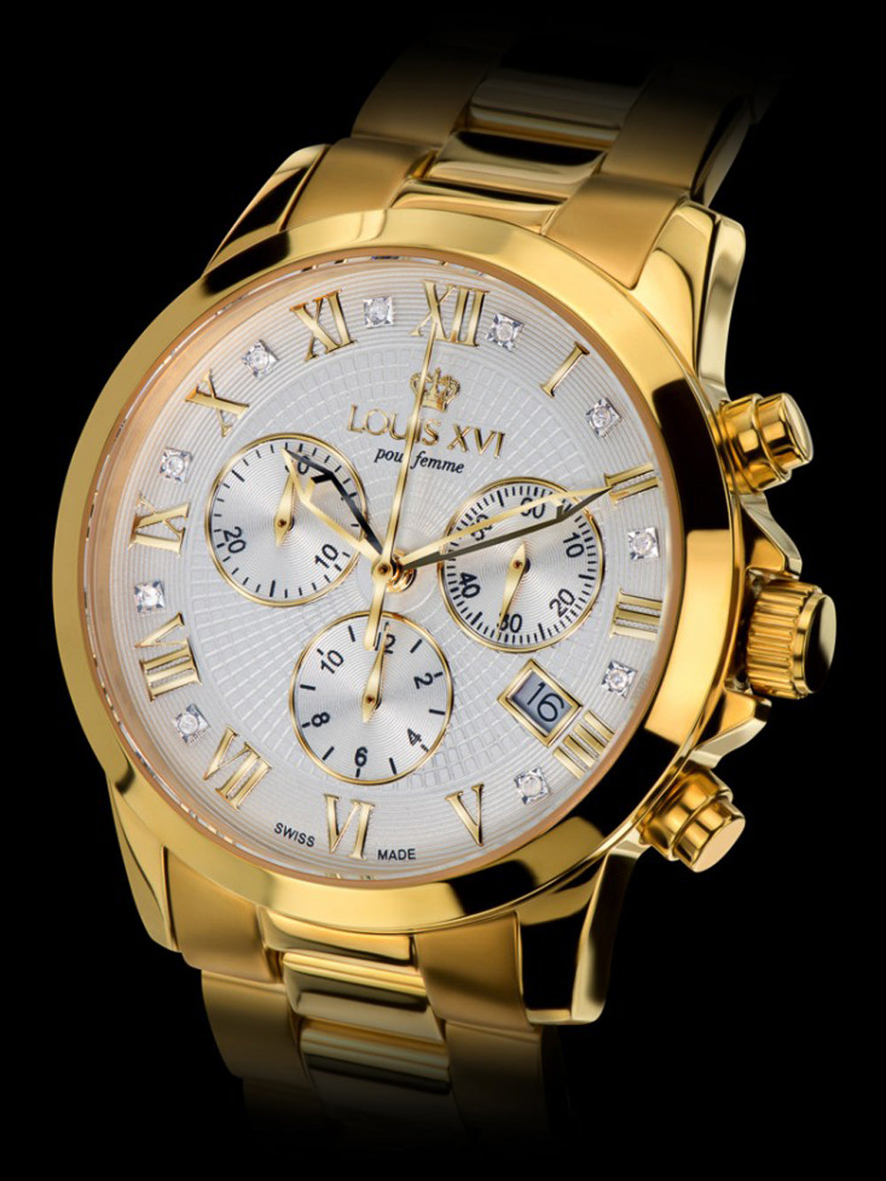 Louis XVI LXVI515 Athos women's watch Chronograph women's watch 38mm 5ATM
