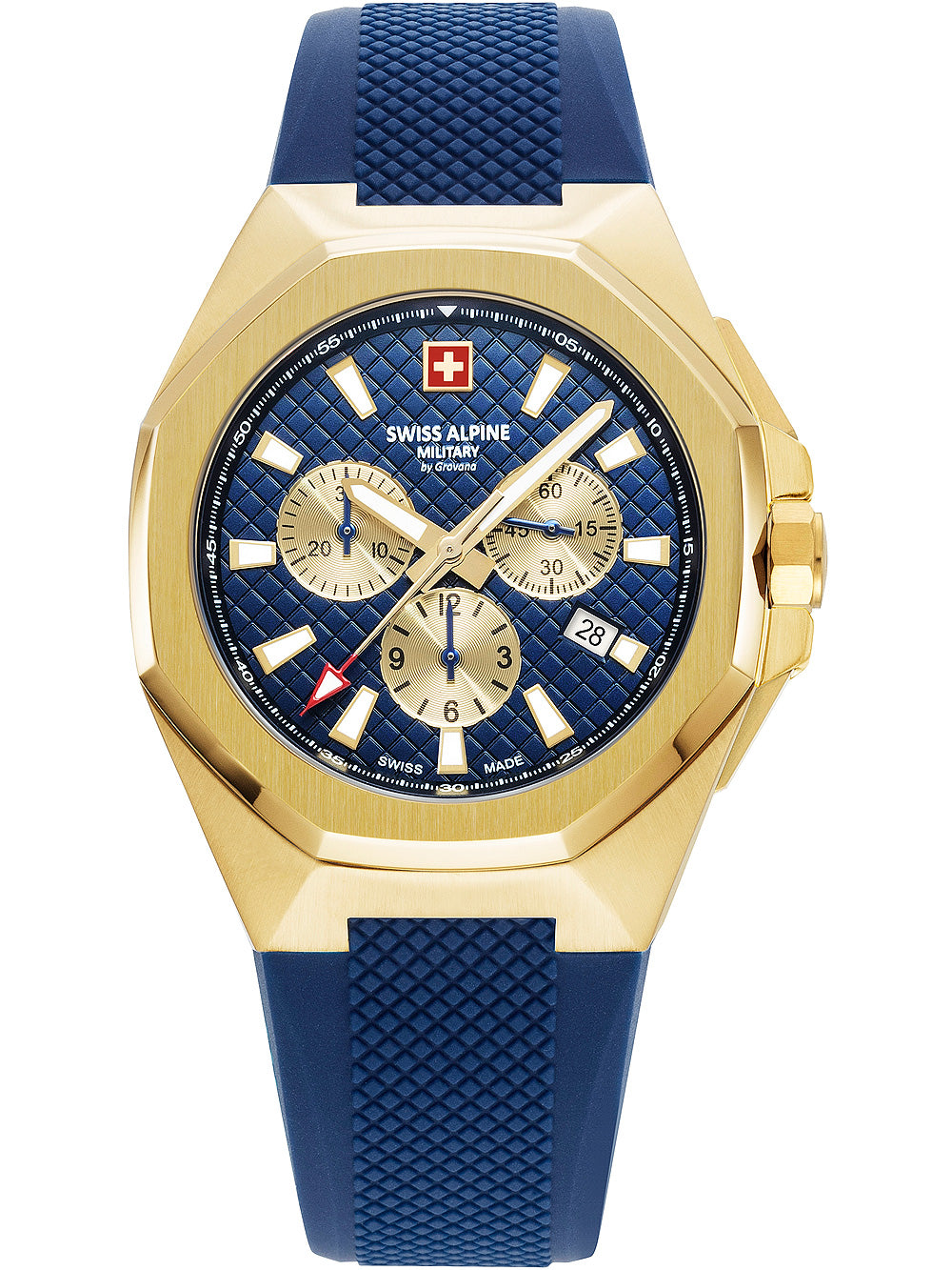 Swiss Alpine Military 7005.9815 Typhoon Chronograph men's watch 42mm 10ATM