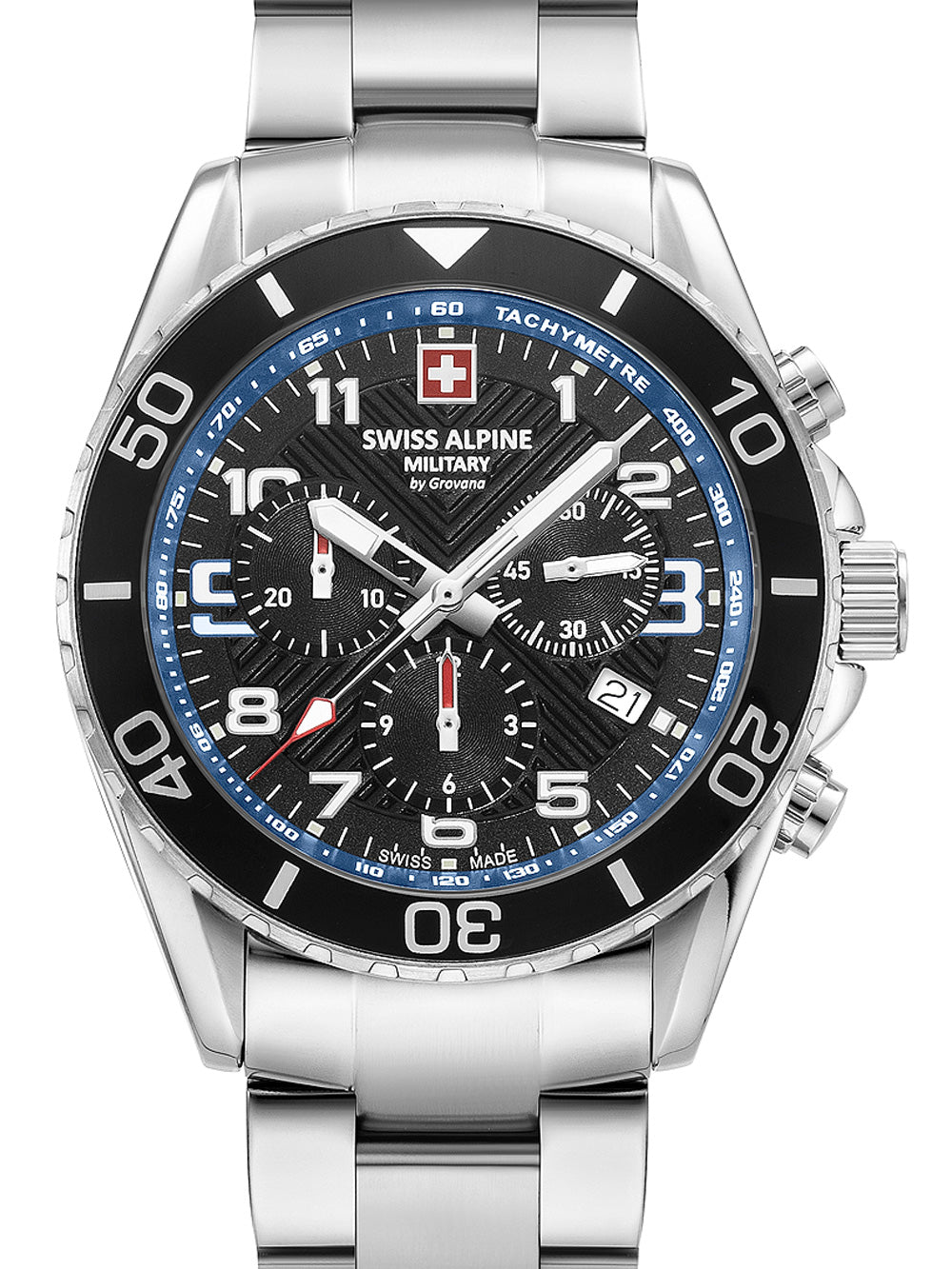 Swiss Alpine Military 7029.9135 Raptor Chronograph men's watch 42mm