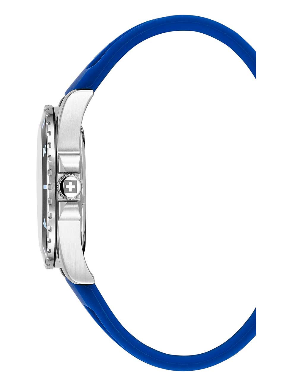 Swiss Alpine Military 7034.1836 men's watch Sierra silver blue 42mm 10ATM
