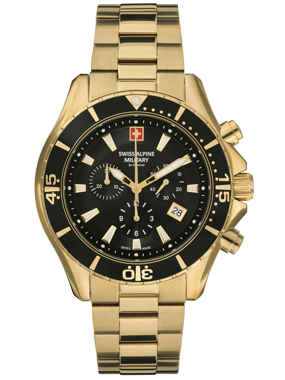 Swiss Alpine Military 7040.9117 Chronograph men's watch 45mm 10ATM