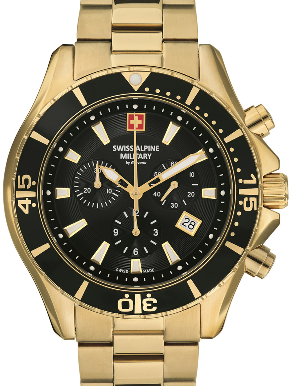 Swiss Alpine Military 7040.9117 Chronograph men's watch 45mm 10ATM