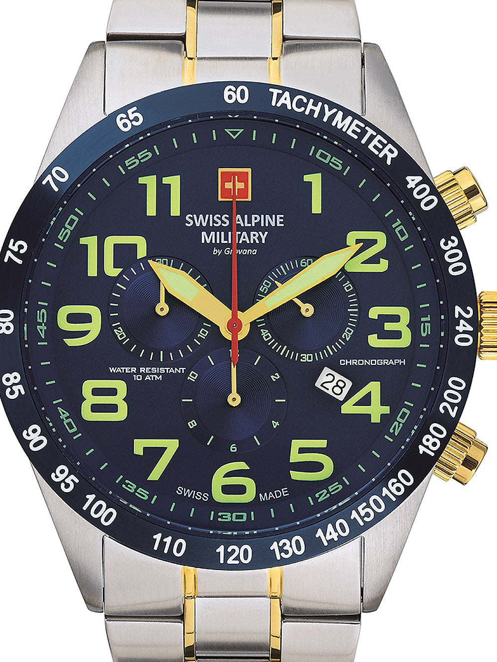 Swiss Alpine Military 7047.9145 Chronograph men's watch 45mm 10ATM