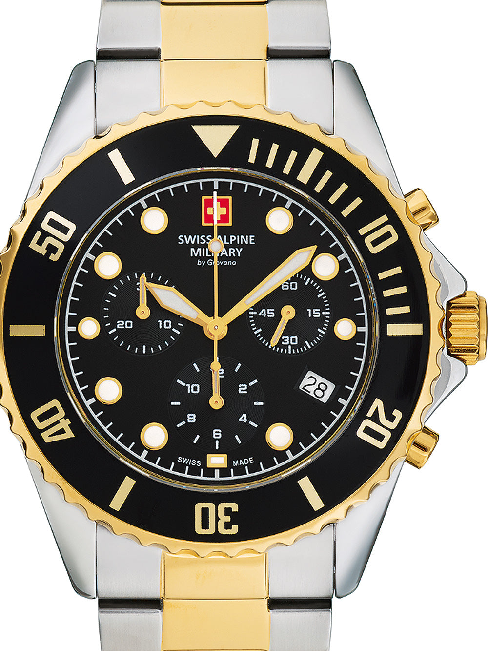 Swiss Alpine Military 7053.9147 Chronograph men's watch 42mm 10ATM