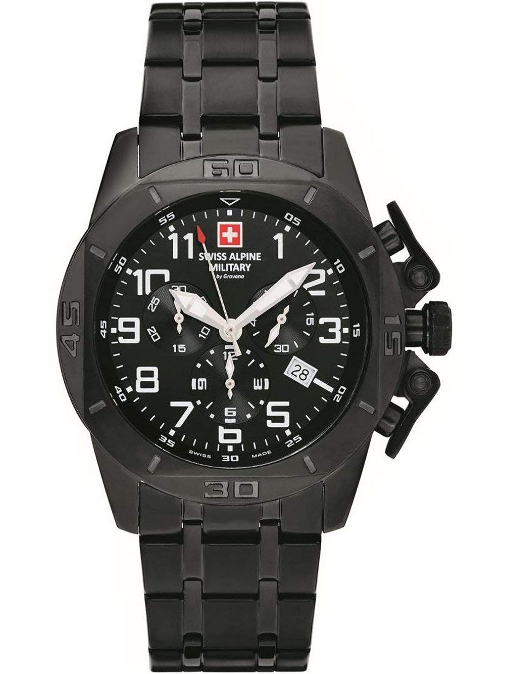 Swiss Alpine Military 7063.9177 Chronograph men's watch 45mm 10ATM