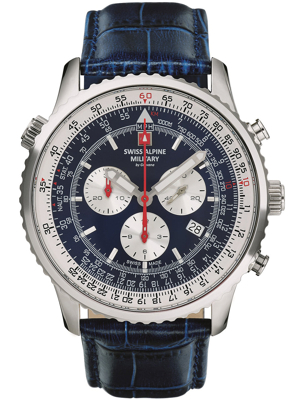 Swiss Alpine Military 7078.9535 chrono men's watch 45mm 10ATM