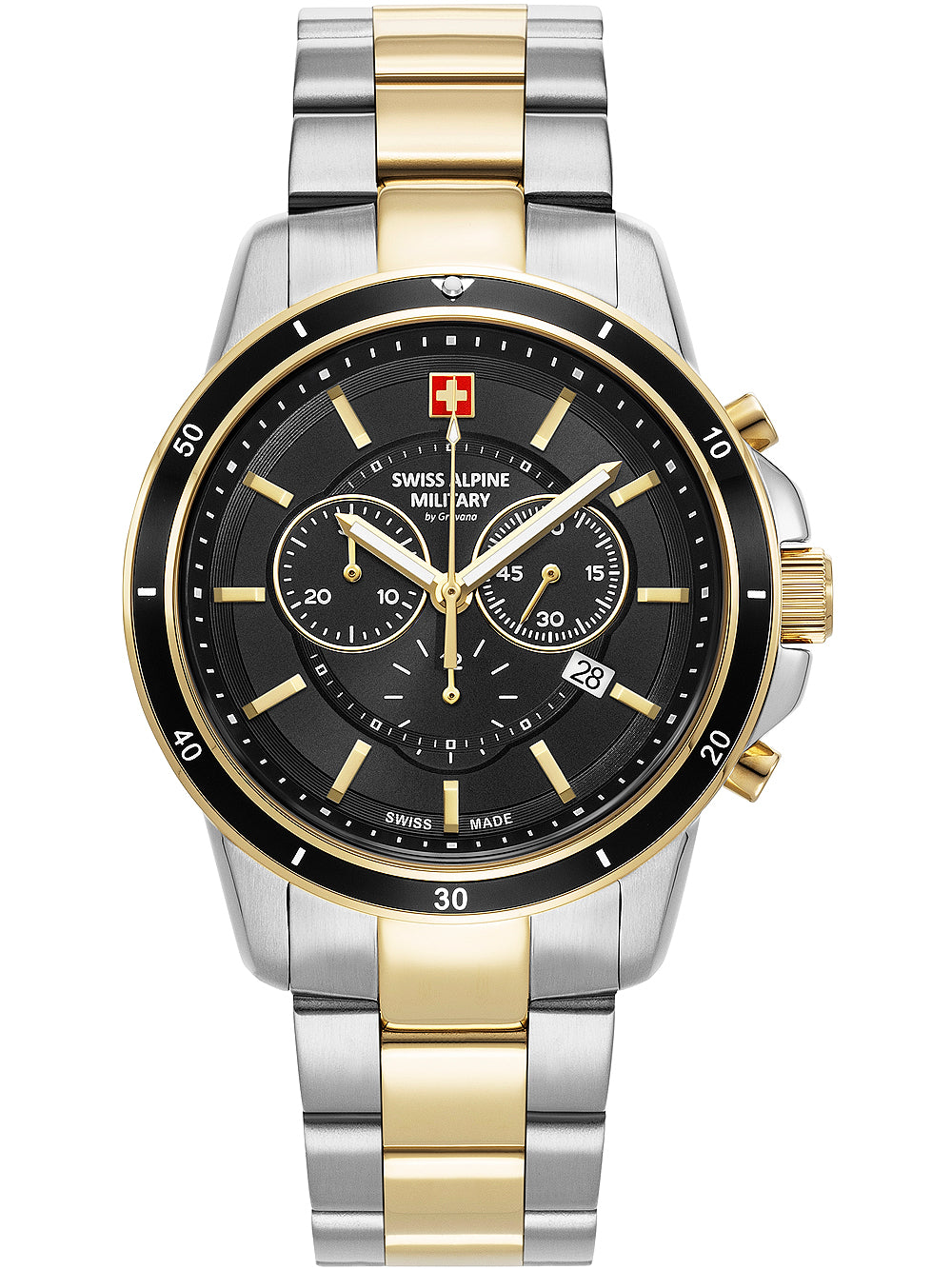 Swiss Alpine Military 7089.9147 Chronograph men's watch 44mm 10ATM