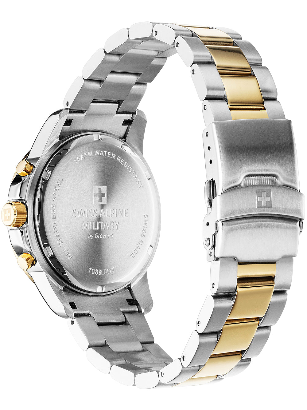 Swiss Alpine Military 7089.9147 Chronograph men's watch 44mm 10ATM