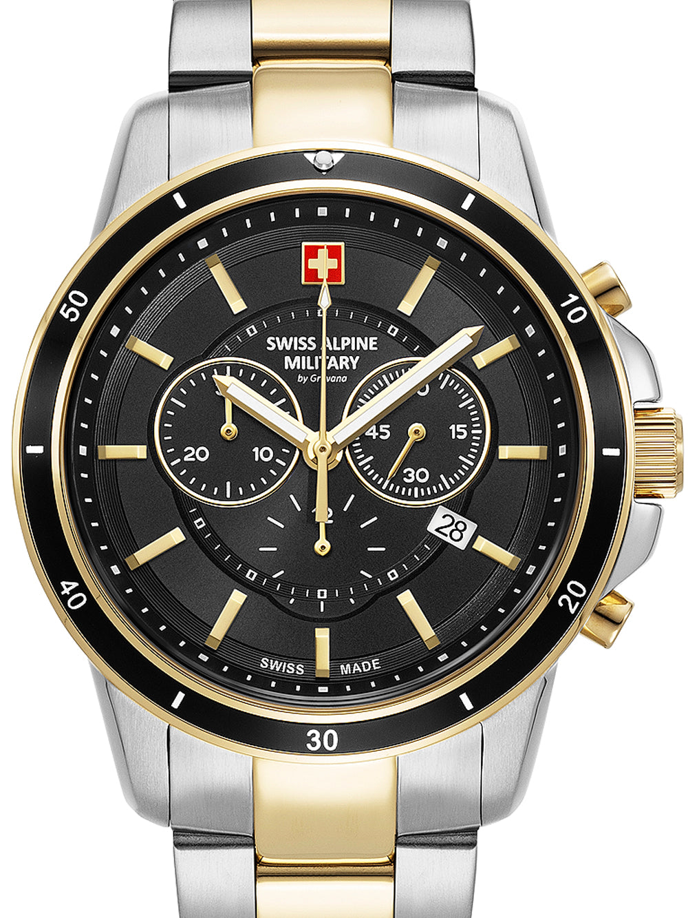 Swiss Alpine Military 7089.9147 Chronograph men's watch 44mm 10ATM