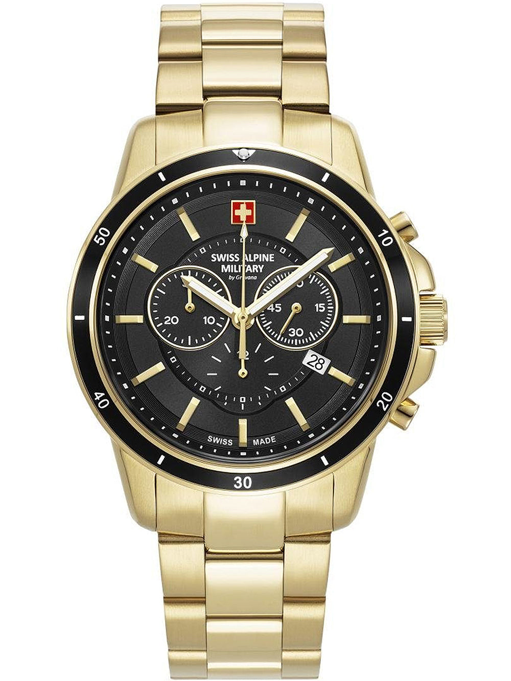Swiss Alpine Military 7089.9117 Chronograph men's watch 44mm 10ATM