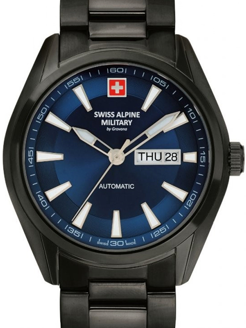Swiss Alpine Military 7090.2175 automatic men's watch 43mm 10ATM