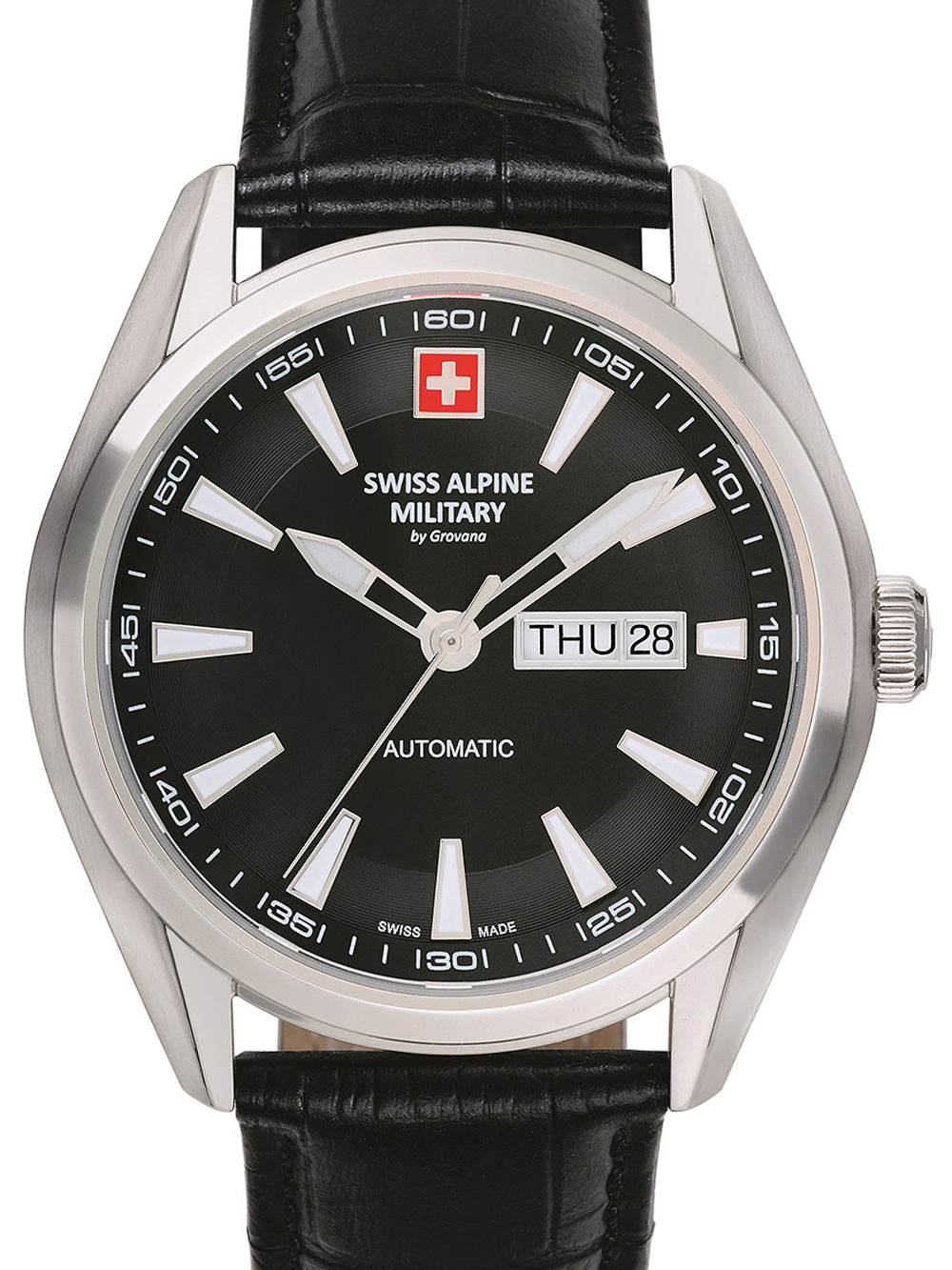 Swiss Alpine Military 7090.2537 Automatic men's watch 43mm 10ATM