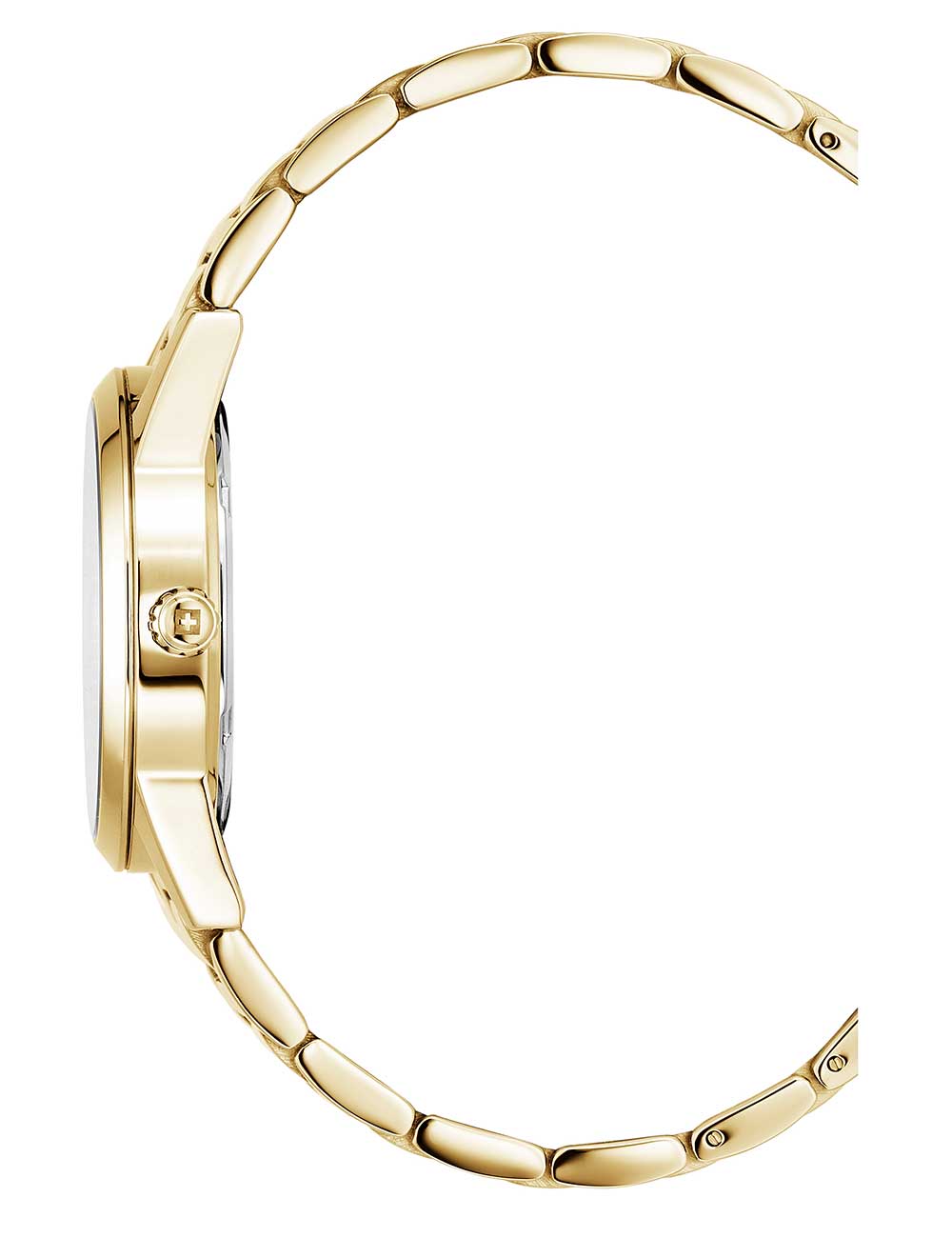 Swiss Alpine Military 7767.1117 women's watch Argos gold black 34mm 10ATM