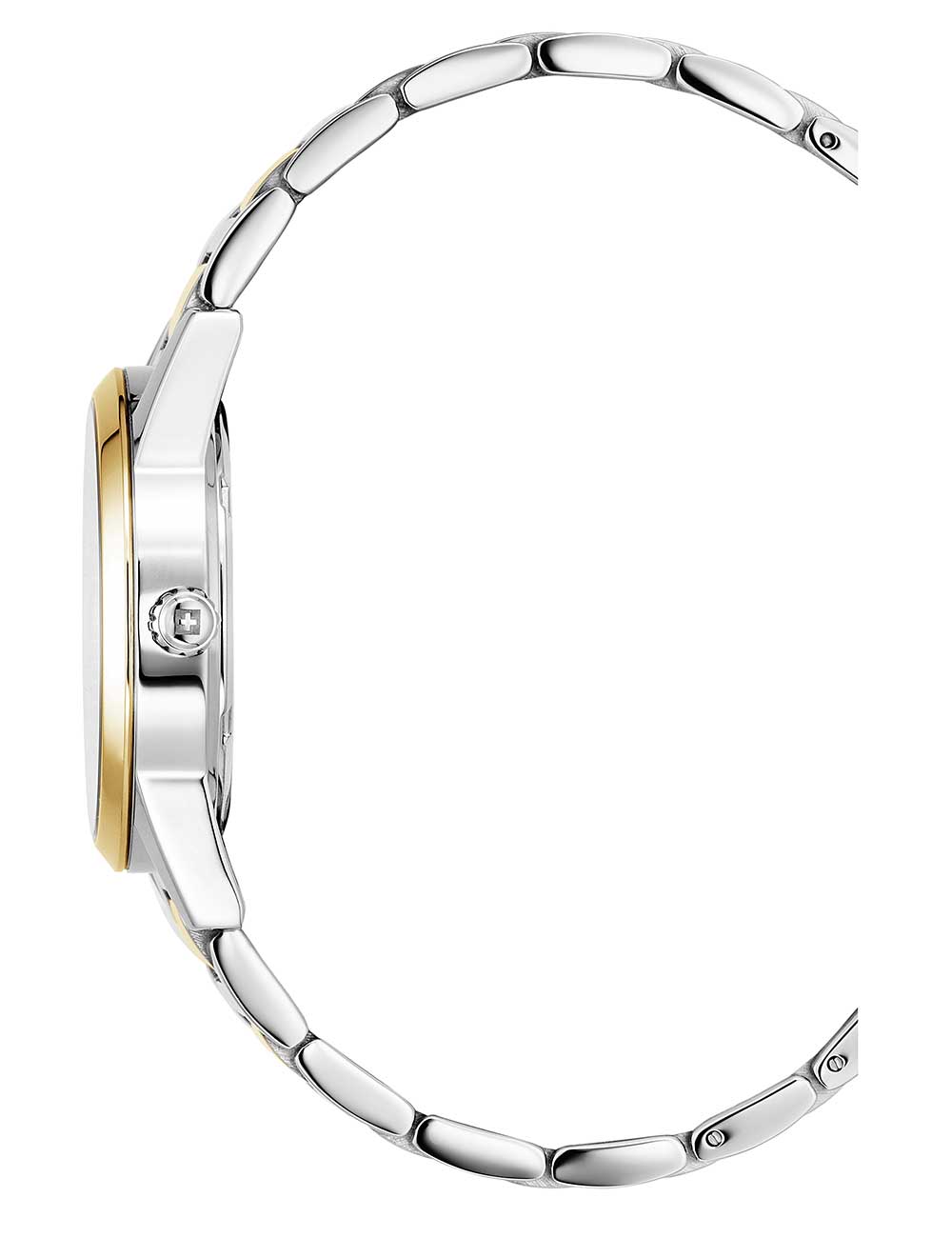 Swiss Alpine Military 7767.1141 women's watch Argos two tone gold 34mm 10ATM