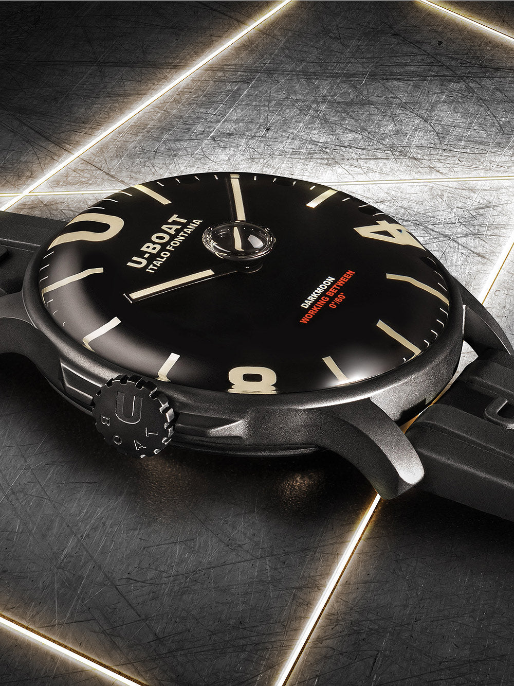 U-Boat 8464/C Darkmoon 44mm IPB 5ATM