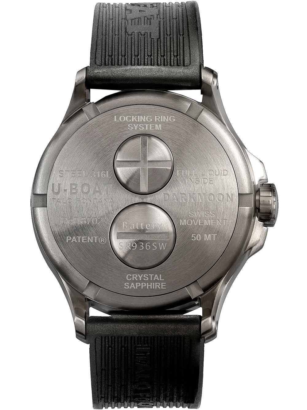 U-Boat 8702/D Darkmoon Green SS Soleil 44mm 5ATM