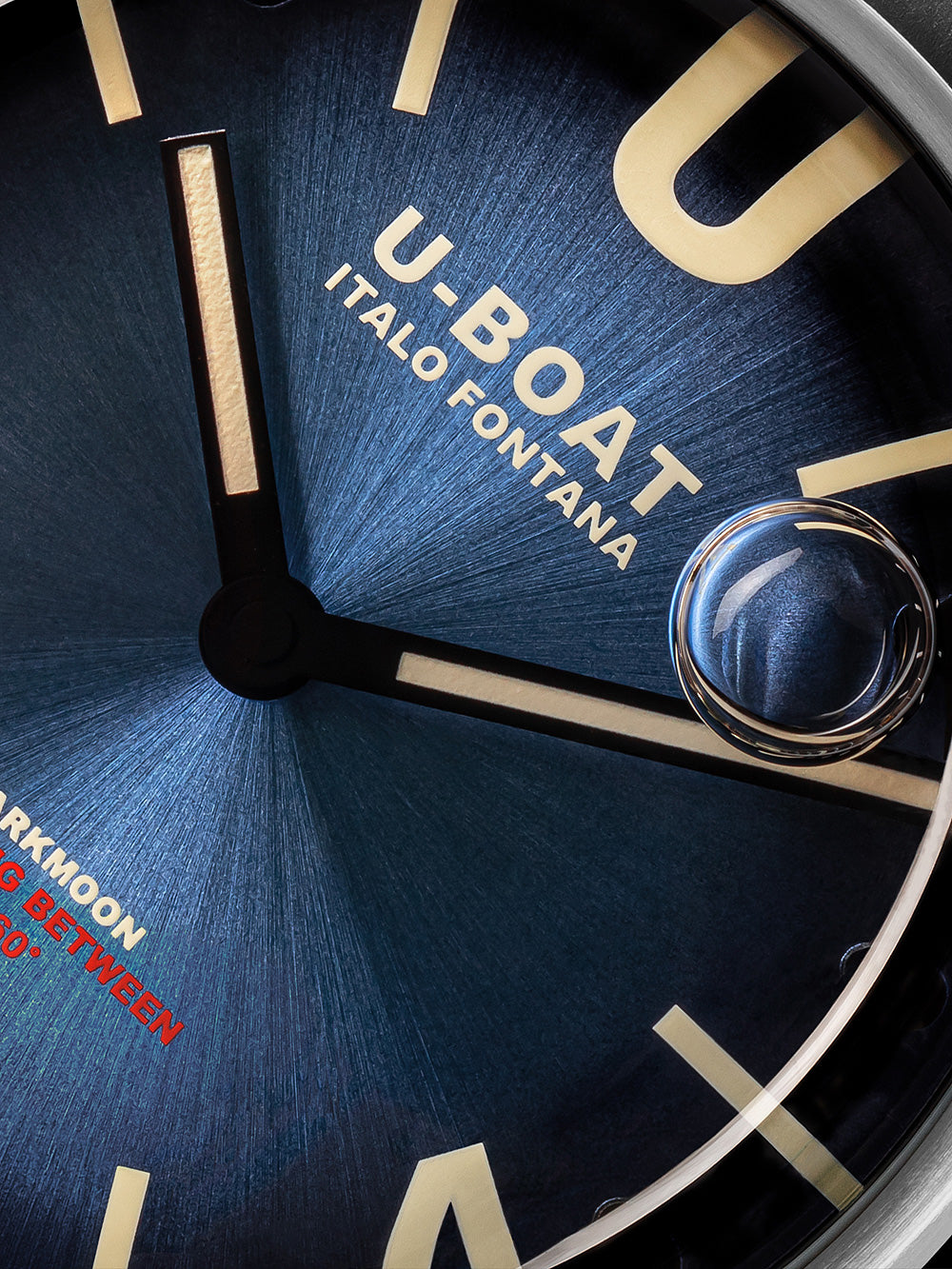 U-Boat 8704/D Darkmoon Blue SS Soleil men's watch 44mm 5ATM