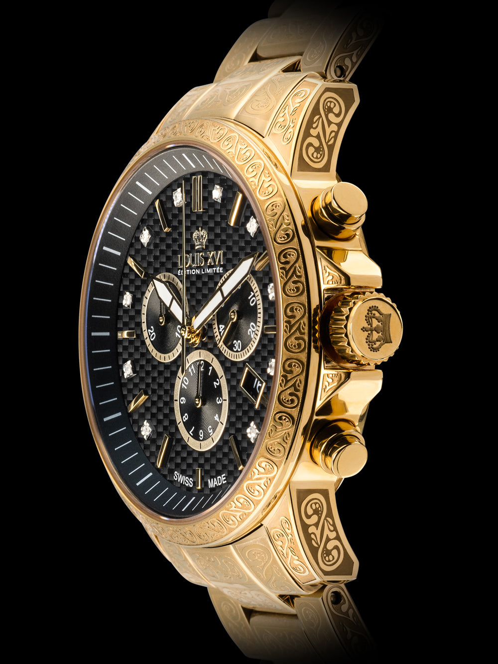 Louis XVI LXVI873.2 Palais Royale Chronograph men's watch 43mm 10ATM