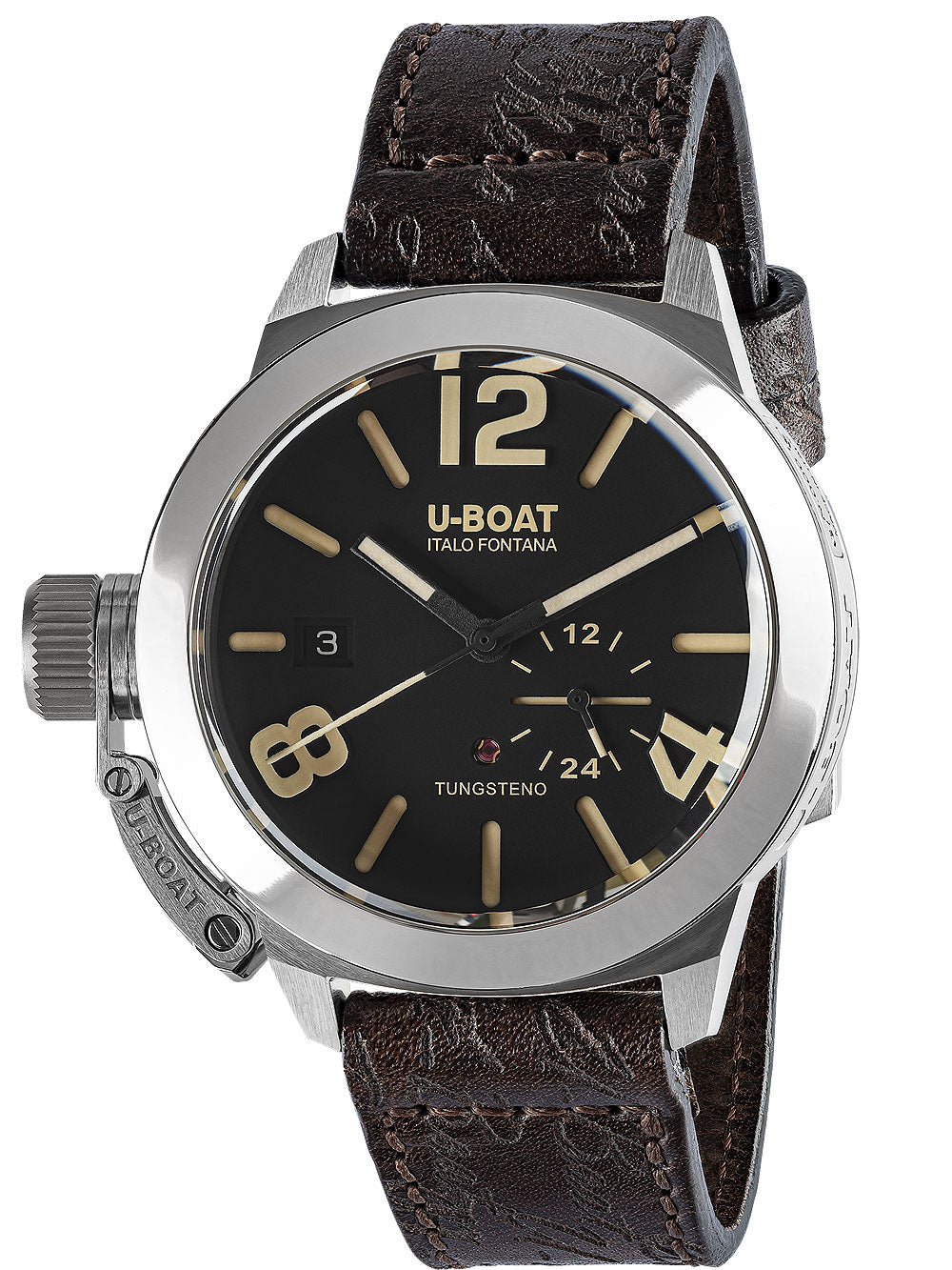 U-Boat 8893 Classico Tungsteno Black Automatic men's watch 42mm 10ATM