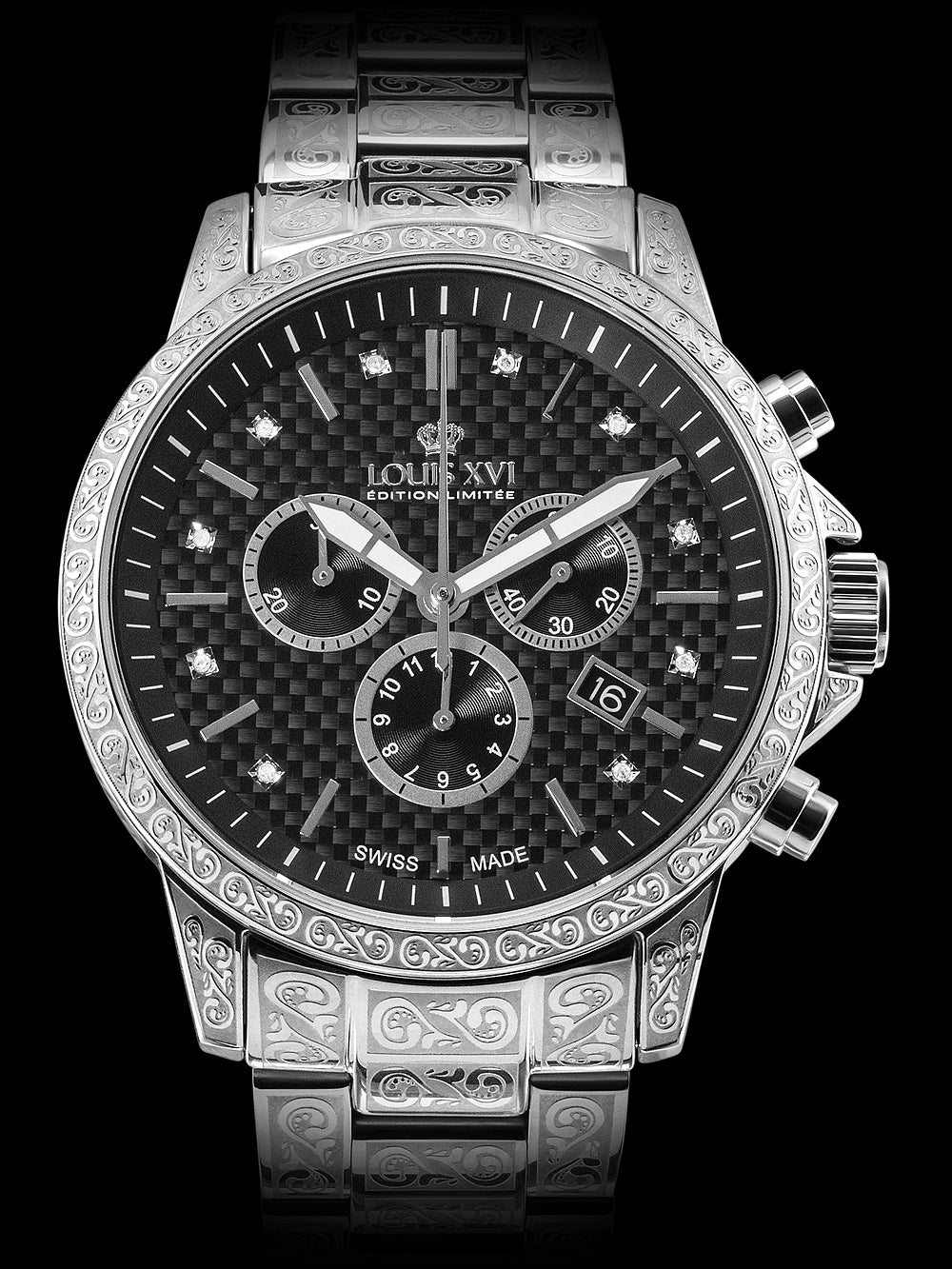 Louis XVI LXVI893 Palais Royale Chronograph men's watch 43mm 5ATM