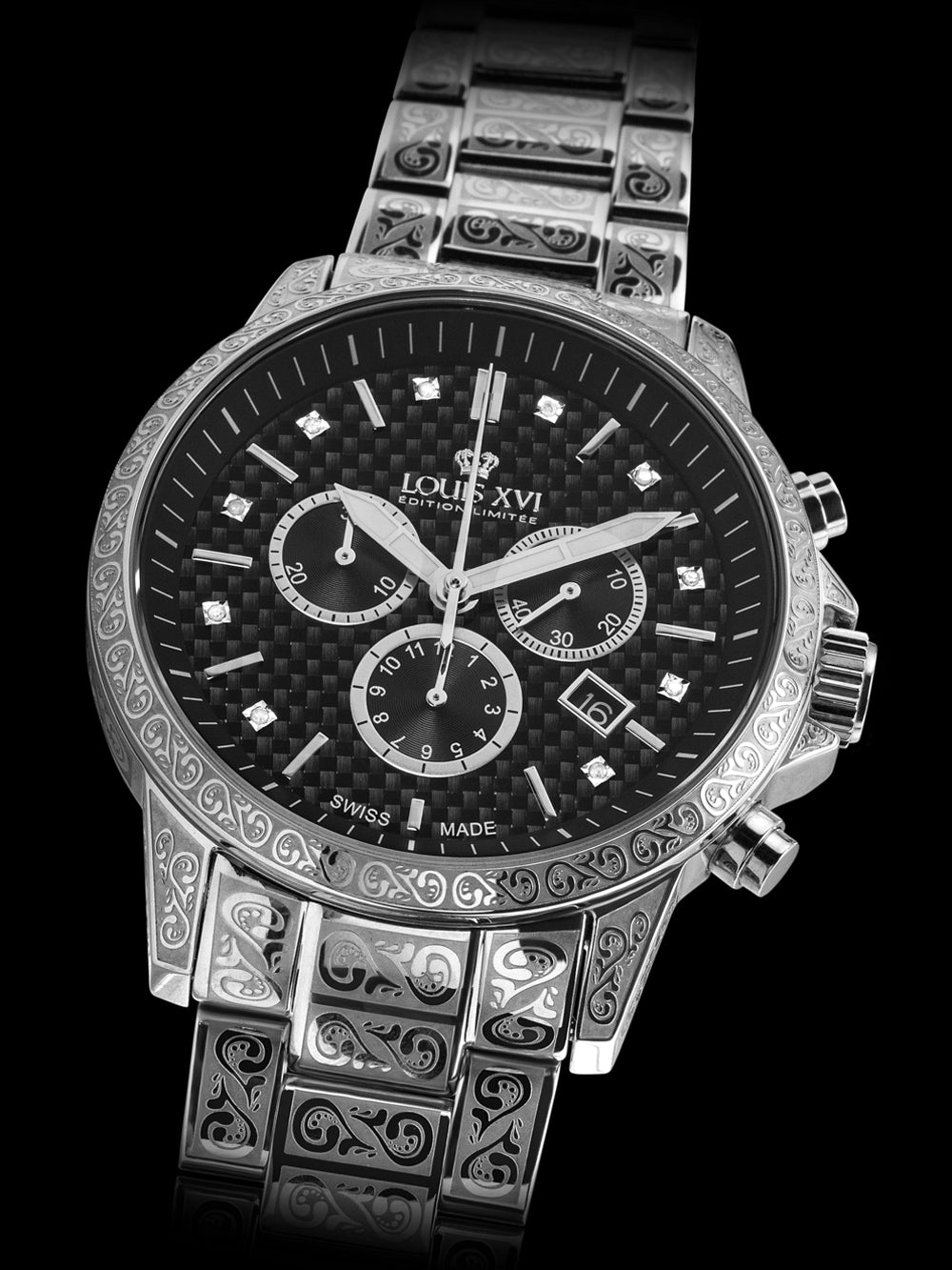 Louis XVI LXVI893 Palais Royale Chronograph men's watch 43mm 5ATM