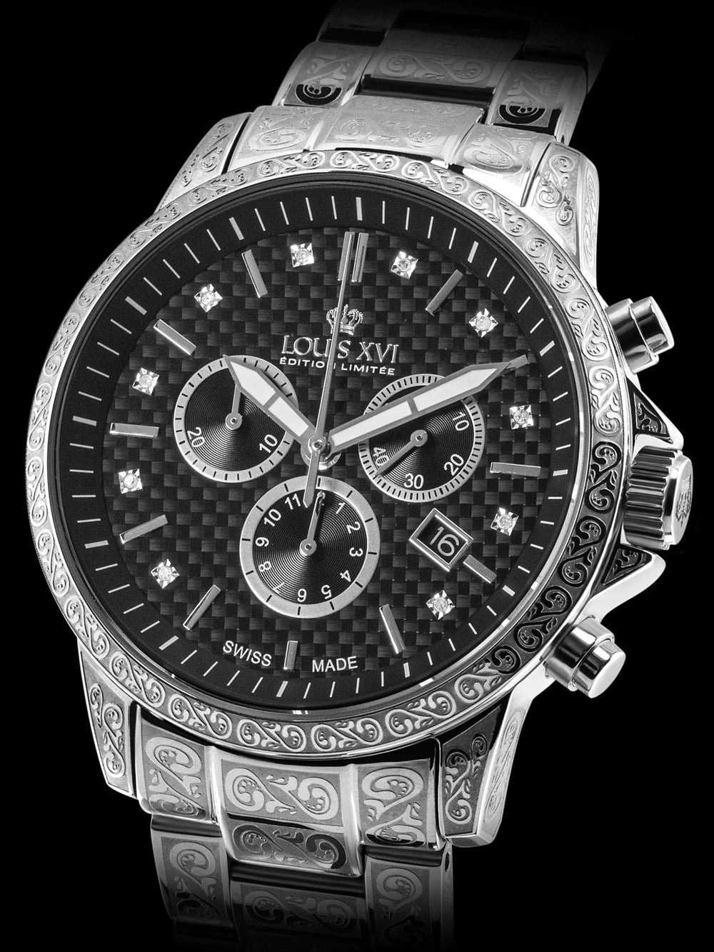 Louis XVI LXVI893 Palais Royale Chronograph men's watch 43mm 5ATM