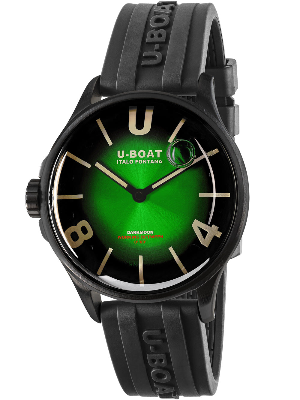 U-Boat 9503 Darkmoon Green PVD Soleil men's watch 40mm 5ATM