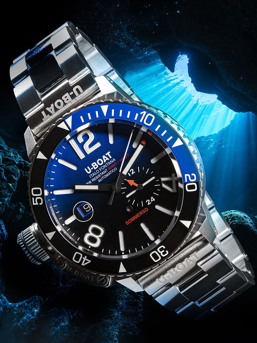 U-Boat 9519/MT Sommerso Automatic men's watch 46mm 30ATM