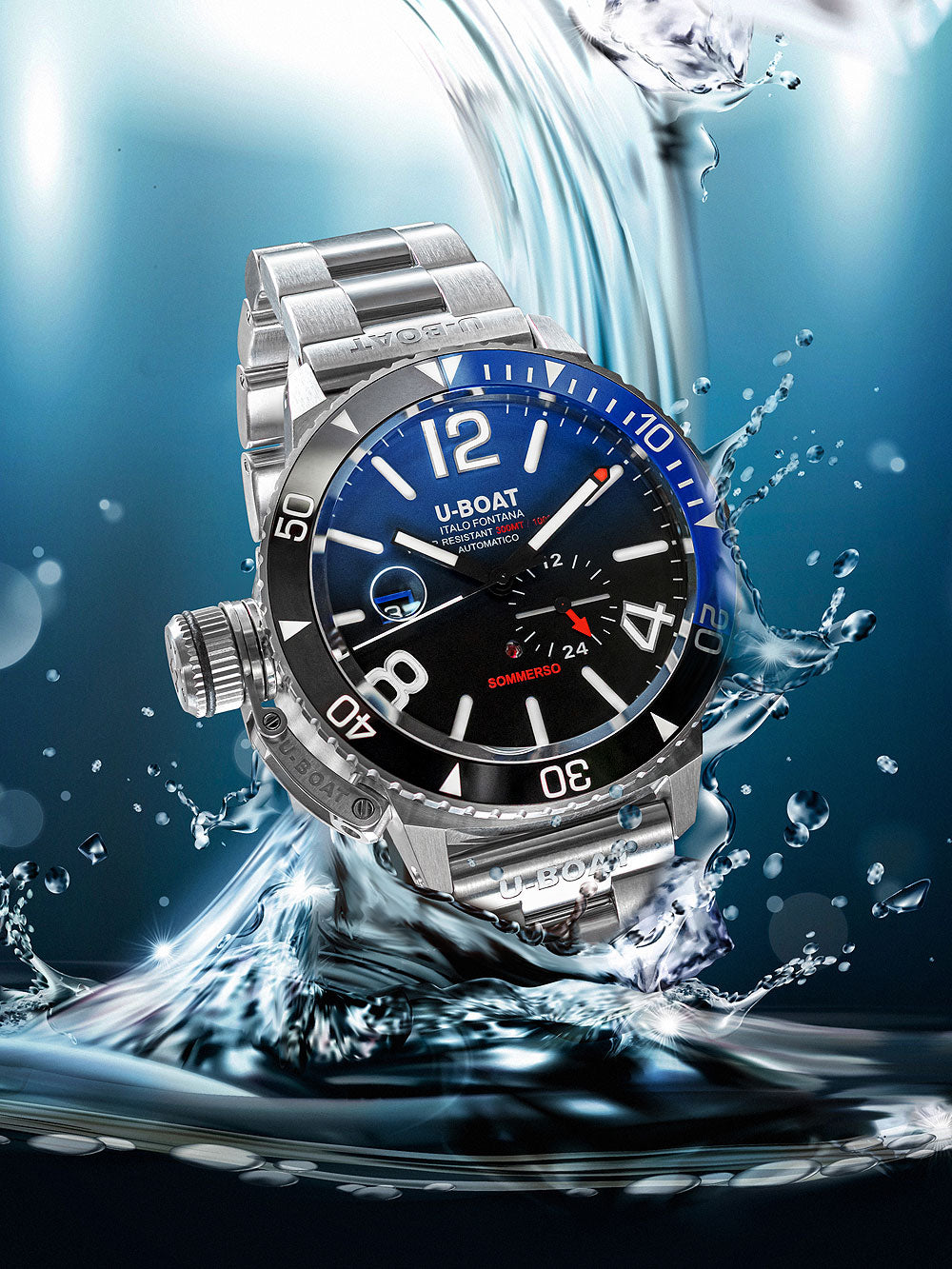 U-Boat 9519/MT Sommerso Automatic men's watch 46mm 30ATM