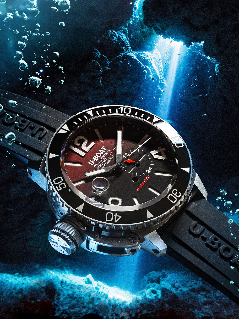 U-Boat 9521 Sommerso Automatic men's watch 46mm 30ATM