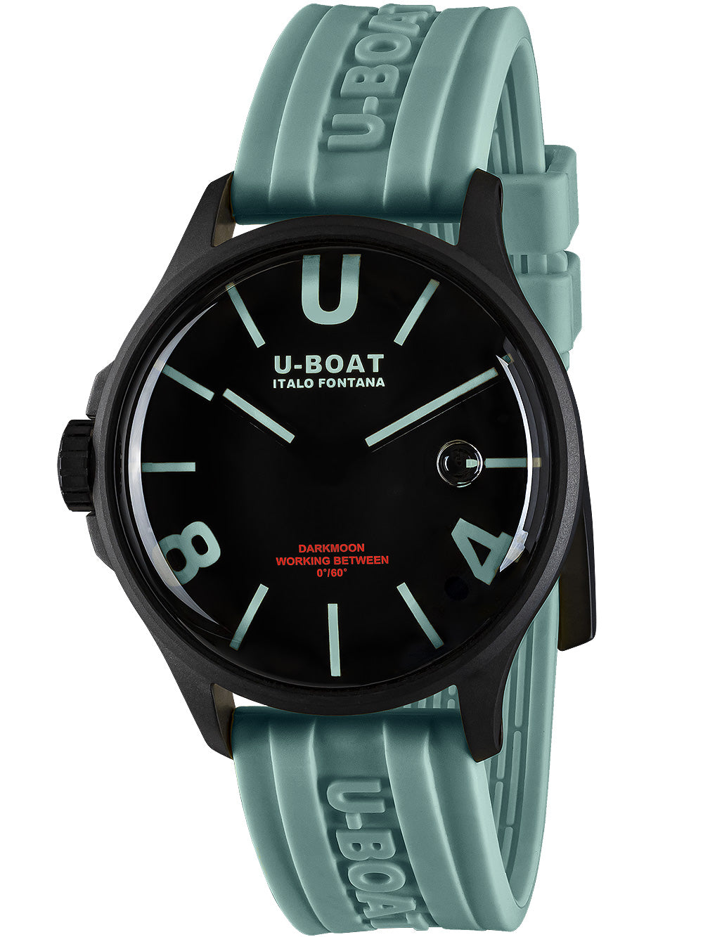 U-Boat 9526/A Darkmoon Aqua IPB men's watch 44mm 5ATM