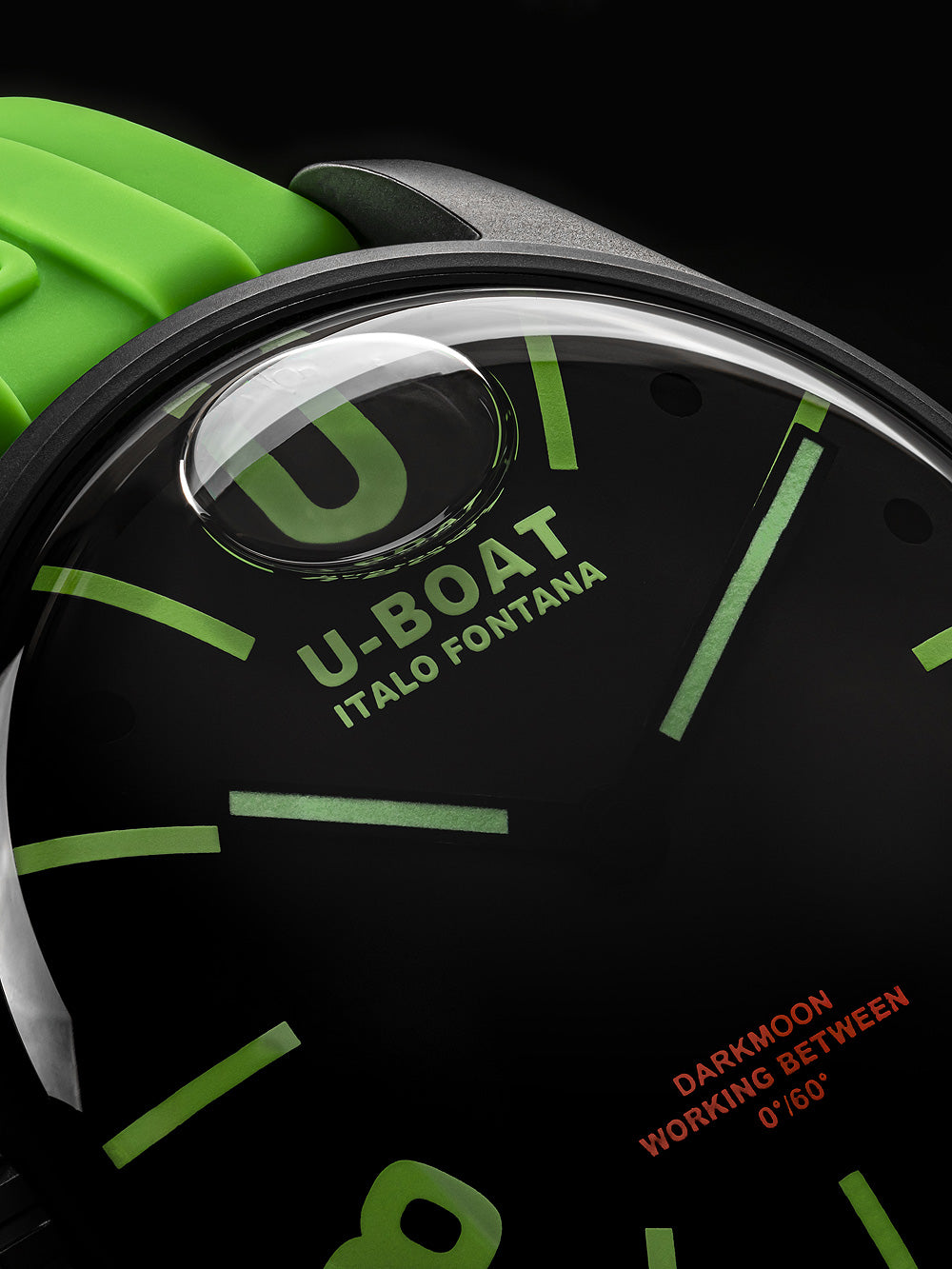 U-Boat 9534/A Darkmoon Green IPB men's watch 44mm 5ATM