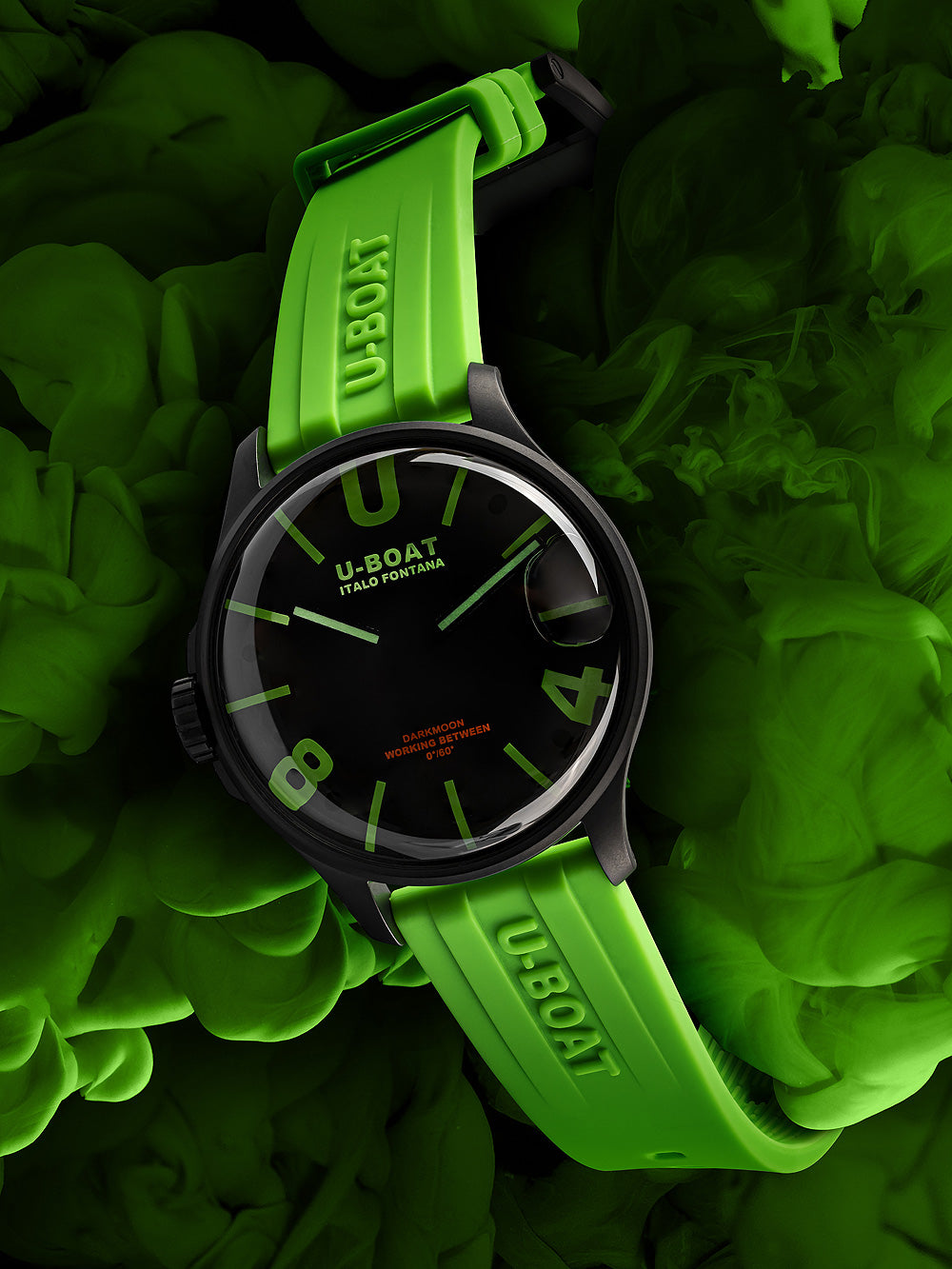 U-Boat 9534/A Darkmoon Green IPB men's watch 44mm 5ATM