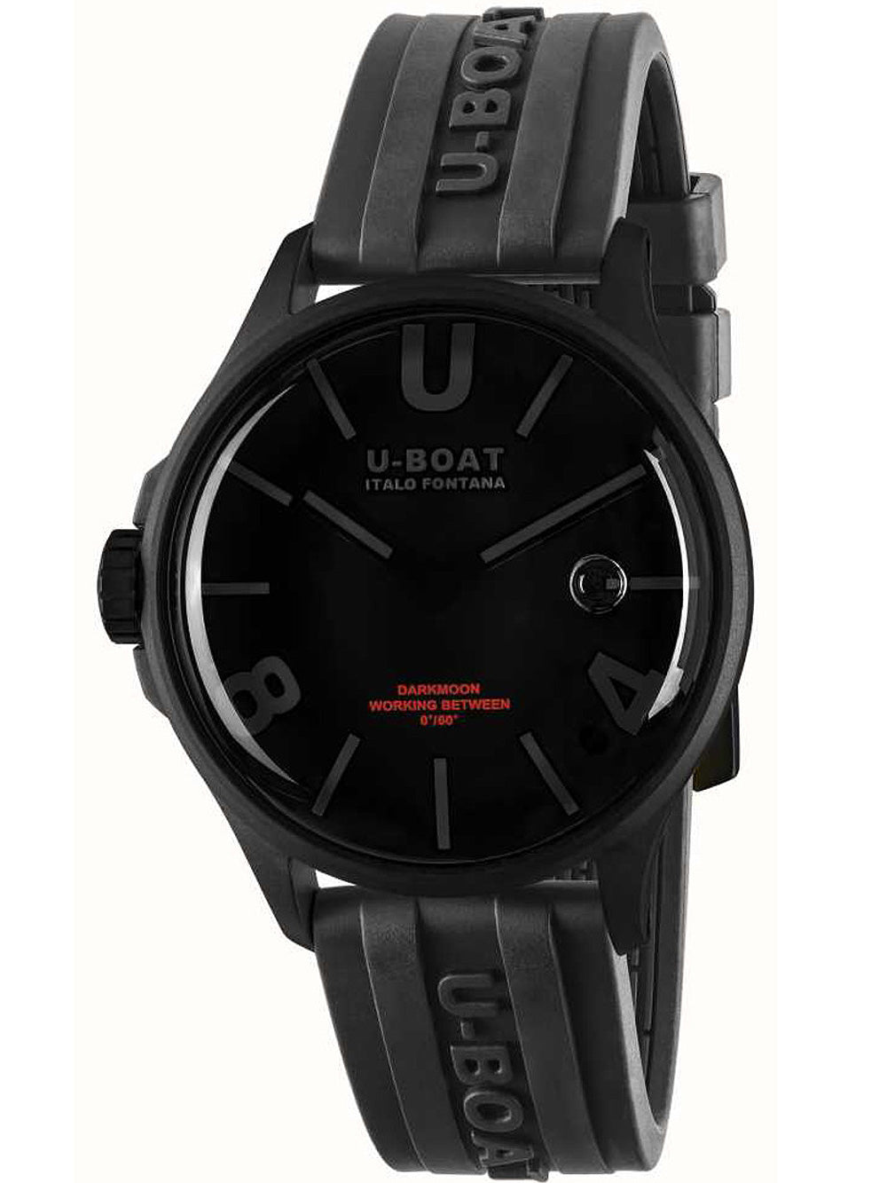 U-Boat 9545 Darkmoon Black PVD men's watch 40mm 5ATM