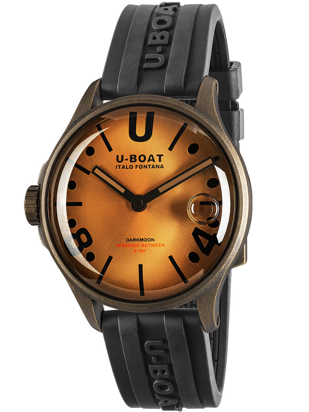 U-Boat 9547 Darkmoon Brown Vintage men's watch 40mm 5ATM