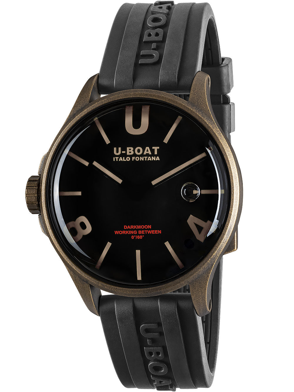 U-Boat 9549 Darkmoon Brown Vintage men's watch 40mm 5ATM
